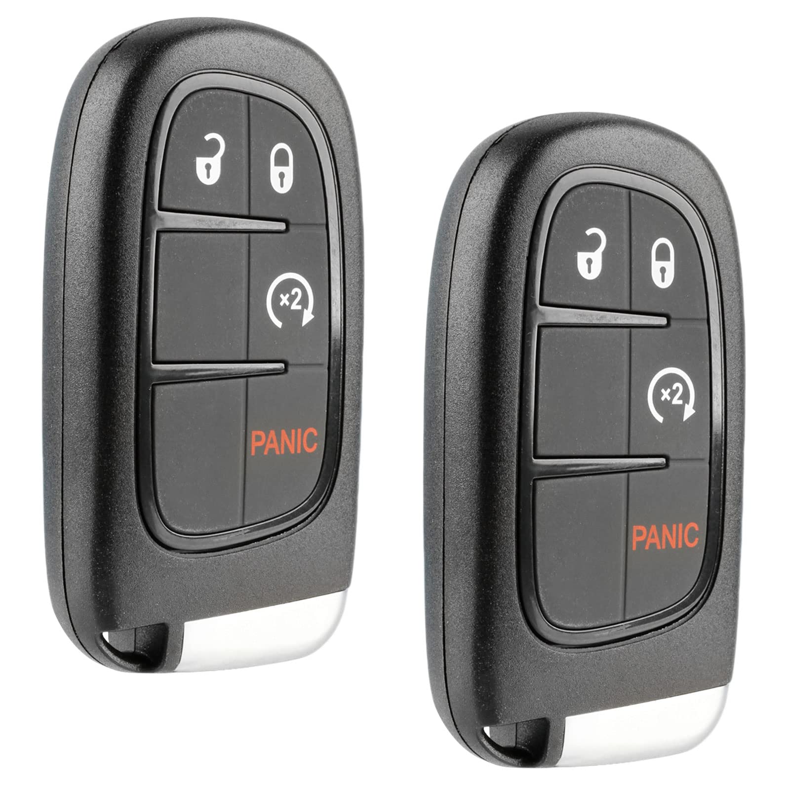 2 Key fits Ram 2013 2014 2015 2016 2017 2018 Smart Keyless Entry Remote Fob (GQ4-54T)