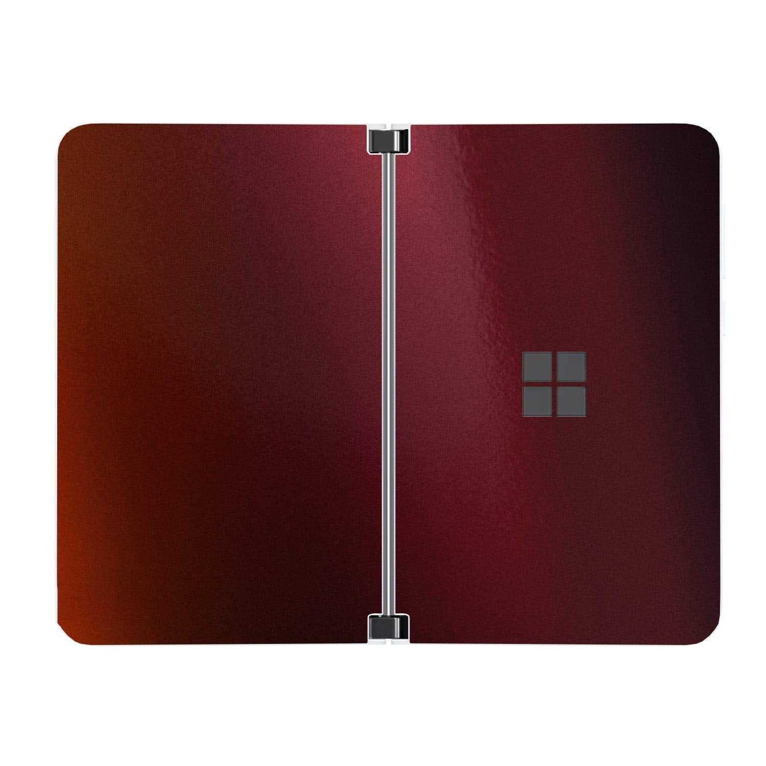 Sopiguard Sticker For Surface Duo Phone Edge To Edge Precision Vinyl Skin Wrap (Gloss Rising Sun Gold/Red)