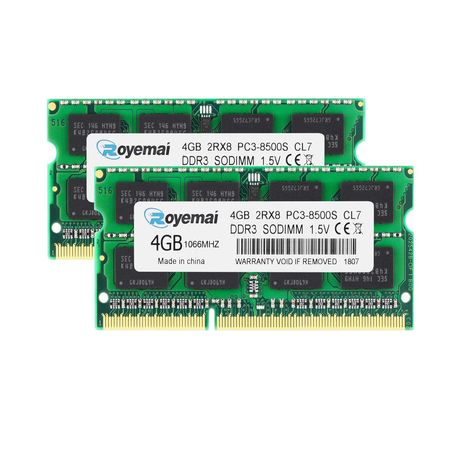 Pc3 8500S Ddr3 1066 8Gb Kit (2X4Gb) 1067Mhz 1066Mhz Sodimm Ram Compatible With Late 2008, Early/Mid/Late 2009, Mid 2010 Macbook,