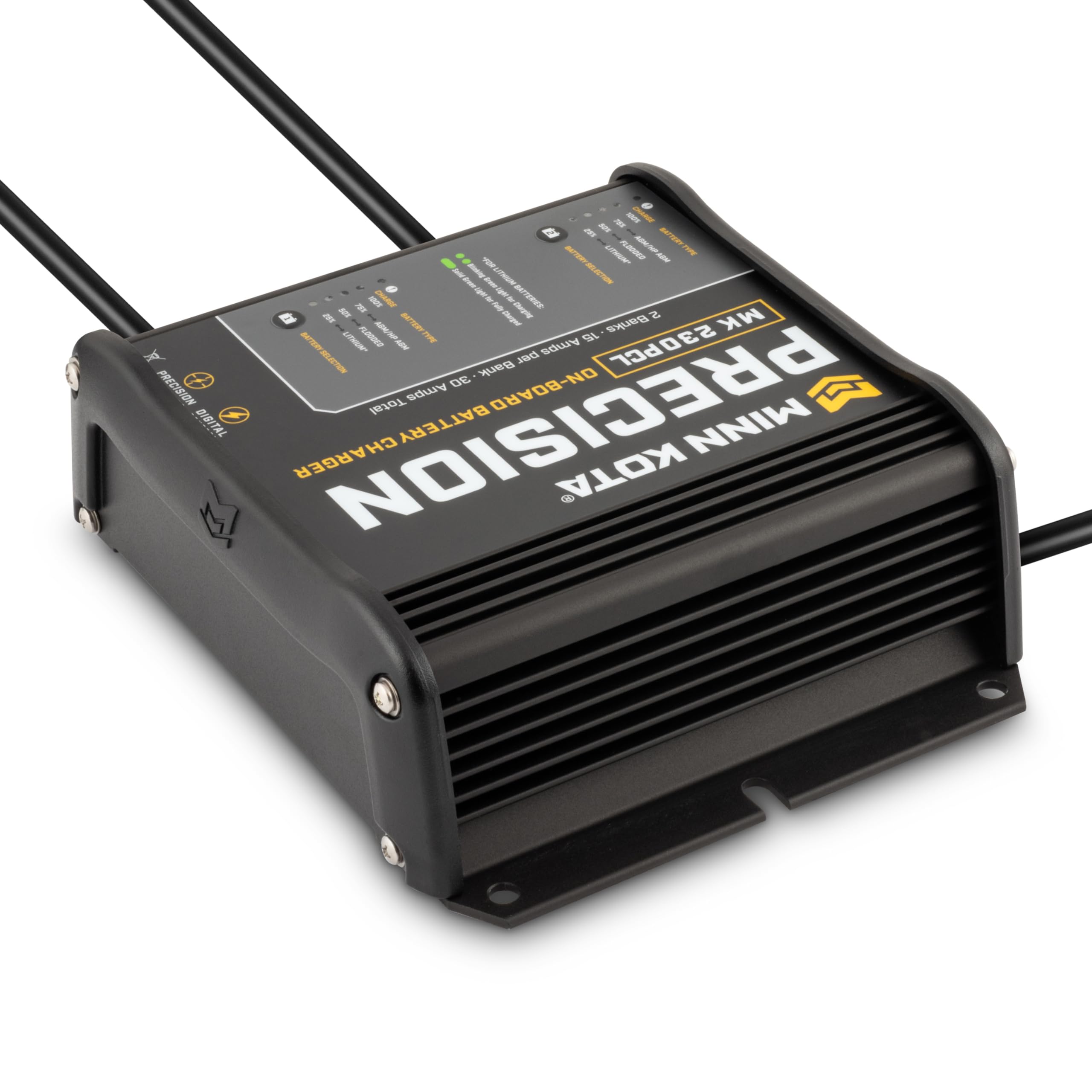 Minn Kota Precision Charger Mk 230 Pcl - 2 Bank X 15 Amp