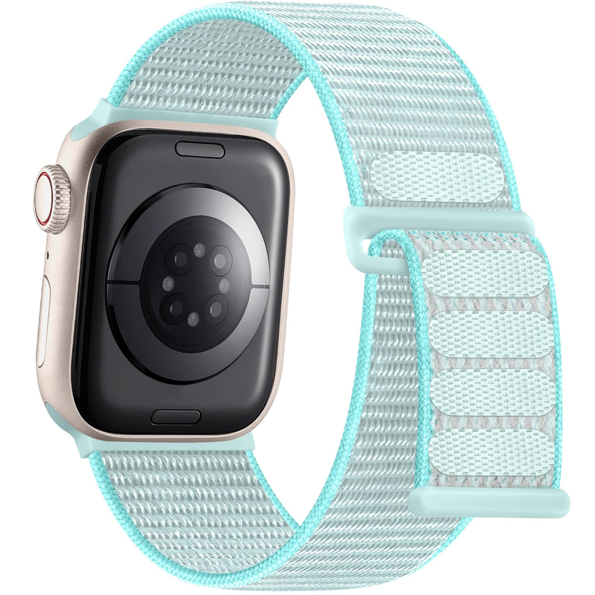 Stretchy Nylon Strap Compatible With Apple Watch Band 42Mm 44Mm 45Mm 46Mm 49Mm Iwatch Bands For Women Men, Breathable Elastic Sp