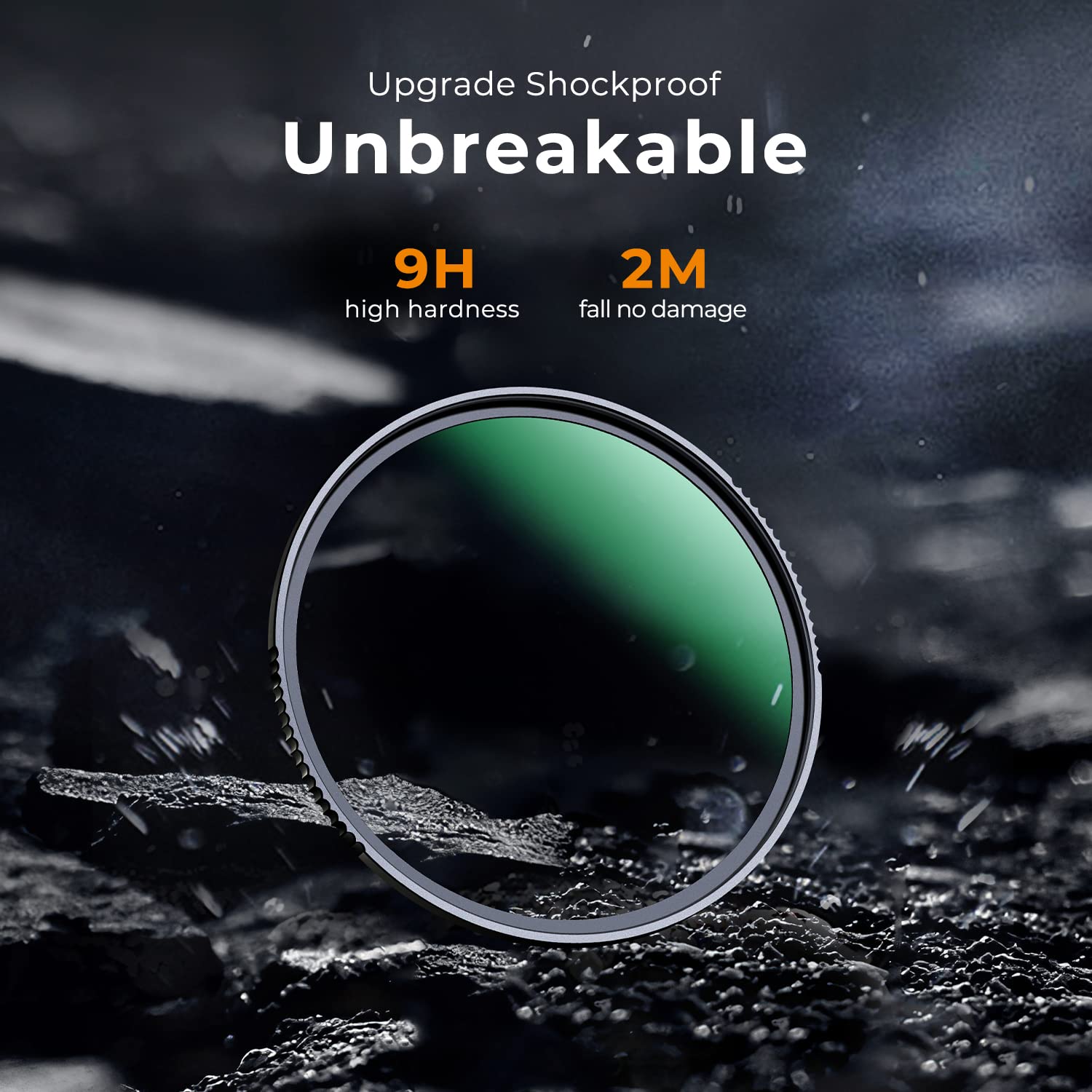 K&F Concept 62Mm Mc Uv Protection Filter Shockproof Tempered Optical Glass With 28 Multi Layer Coatings Hd/Waterproof/Scratch Re