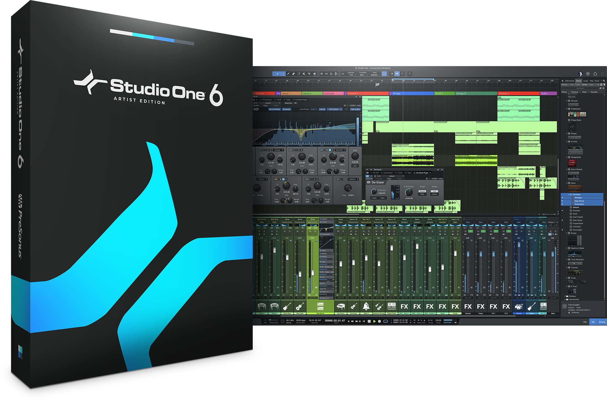 Presonus Studiolive Series Iii 16R Digital Rack Mixer With Studio One Pro Software