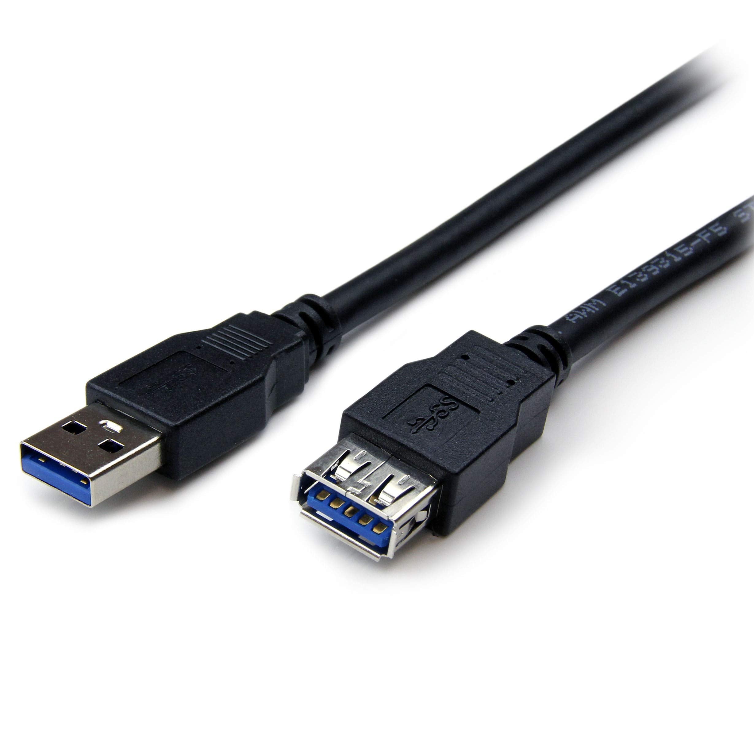 Startech.Com 2M Black Superspeed Usb 3.0 Extension Cable A To A   Male To Female Usb 3.0 Extender Cable   Usb 3.0 Extension Cord
