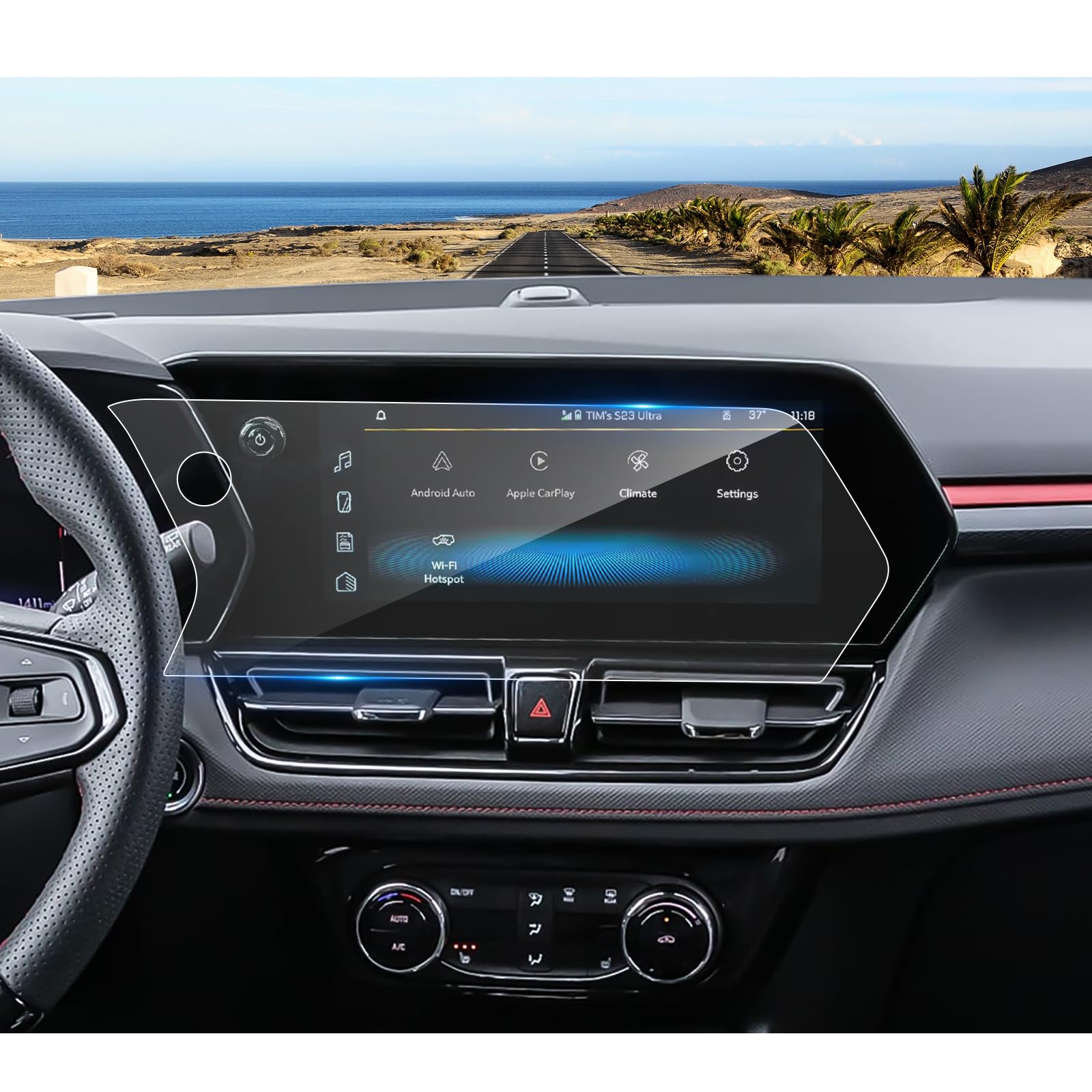 Coleya 2024 2025 Chevy Trailblazer Screen Protector For Chevrolet Trailblazer (Lt/Ls/Activ/Rs) 11 Inch Touch Screen, 9H Tempered