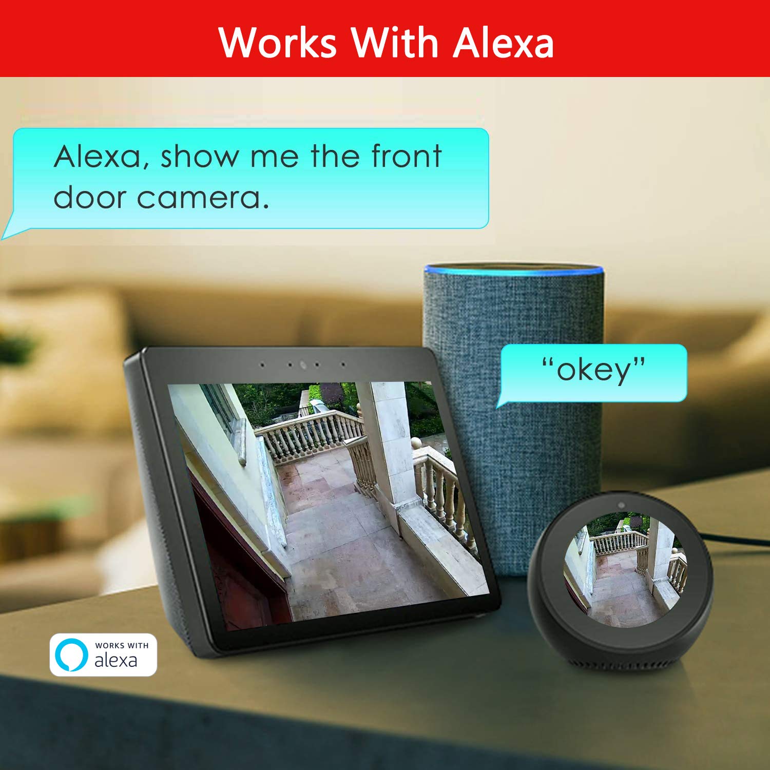 Sengled Floodlight Camera With Motion Sensor Light, Outdoor Security Camera 1080P, Floodlight Security Camera Waterproof, Wifi C