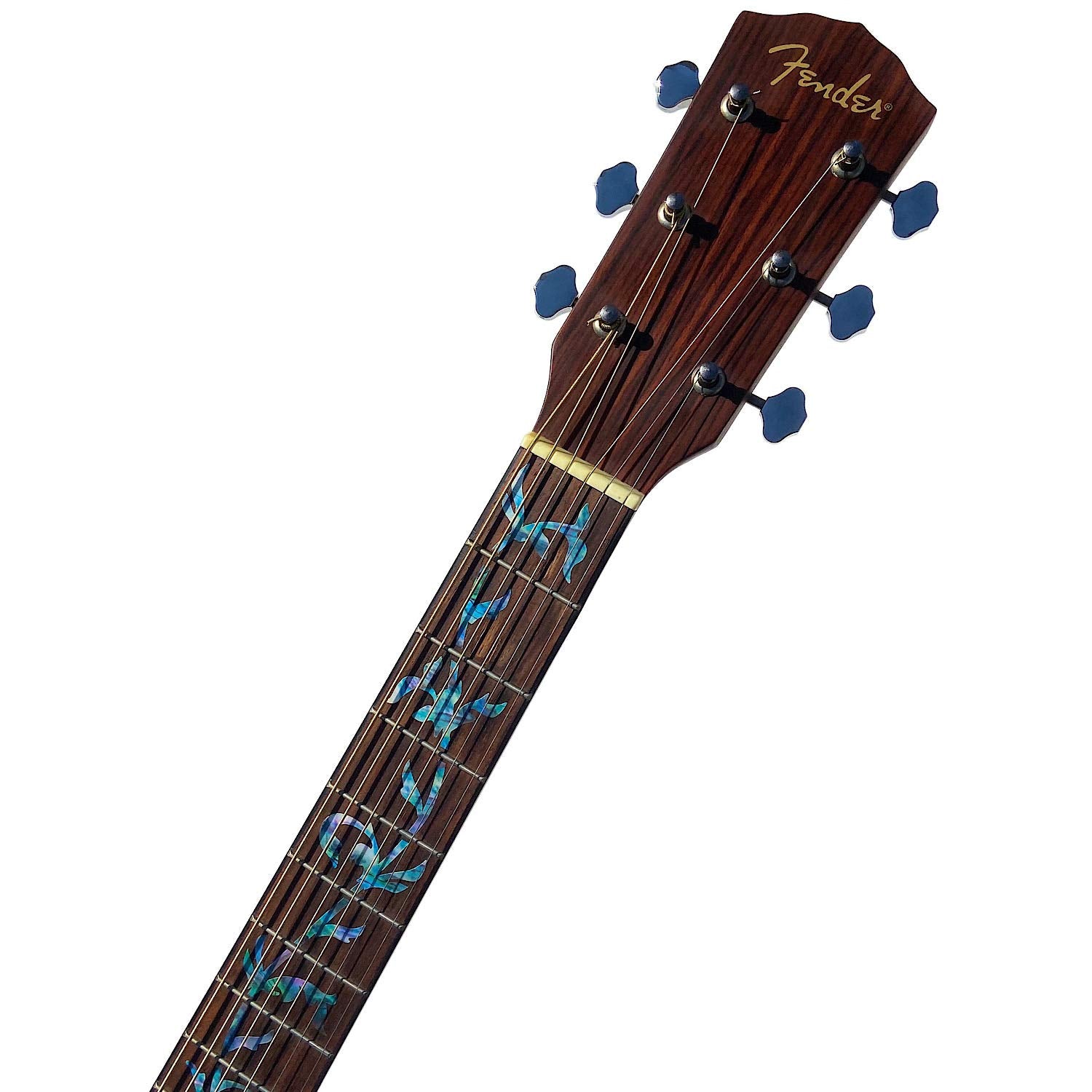 Inlay Sticker Fret Markers For Guitars   Tree Of Life   Abalone Mix