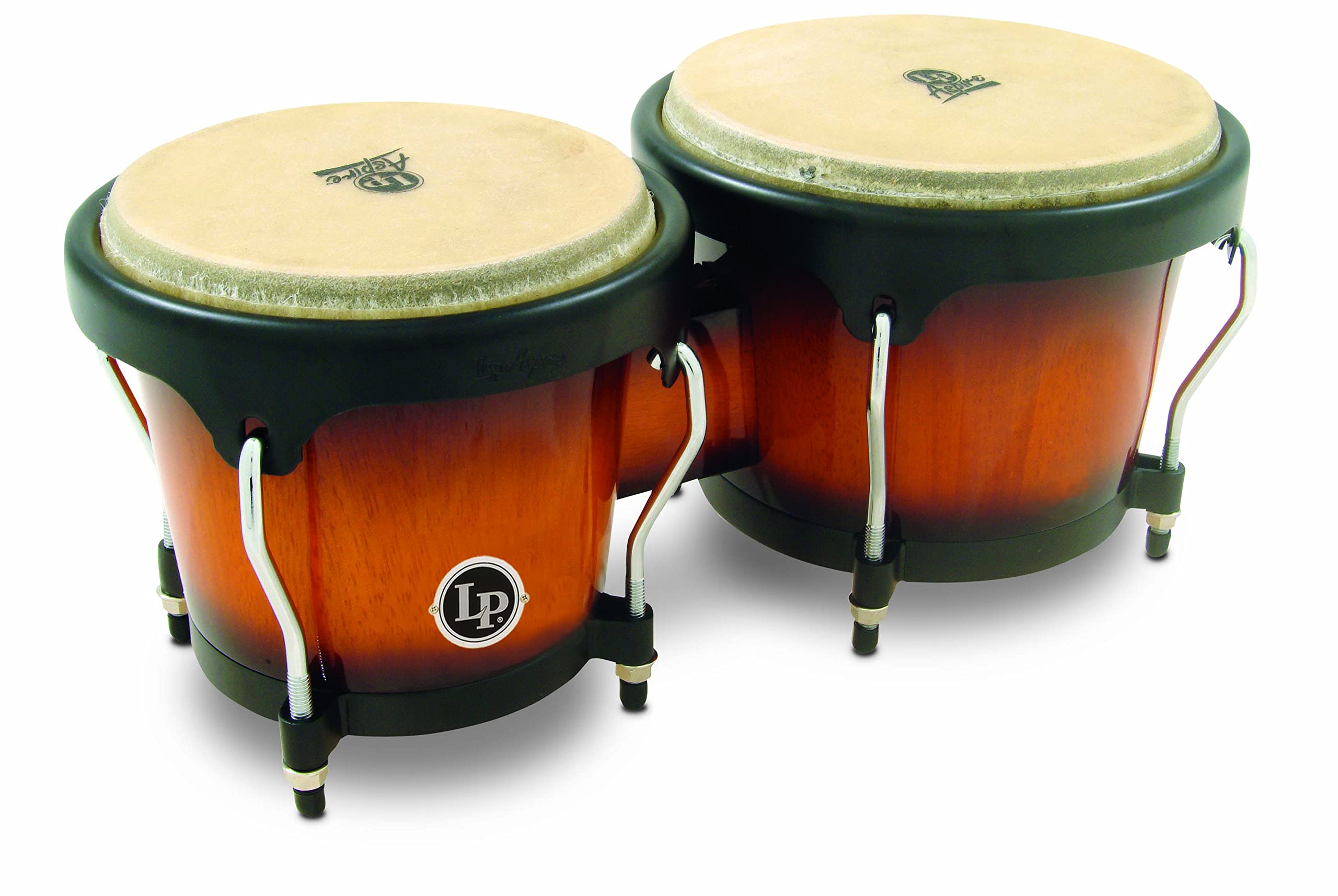 Latin Percussion Aspire Wood, Vintage Sunburst Bongos (LPA601-VSB)