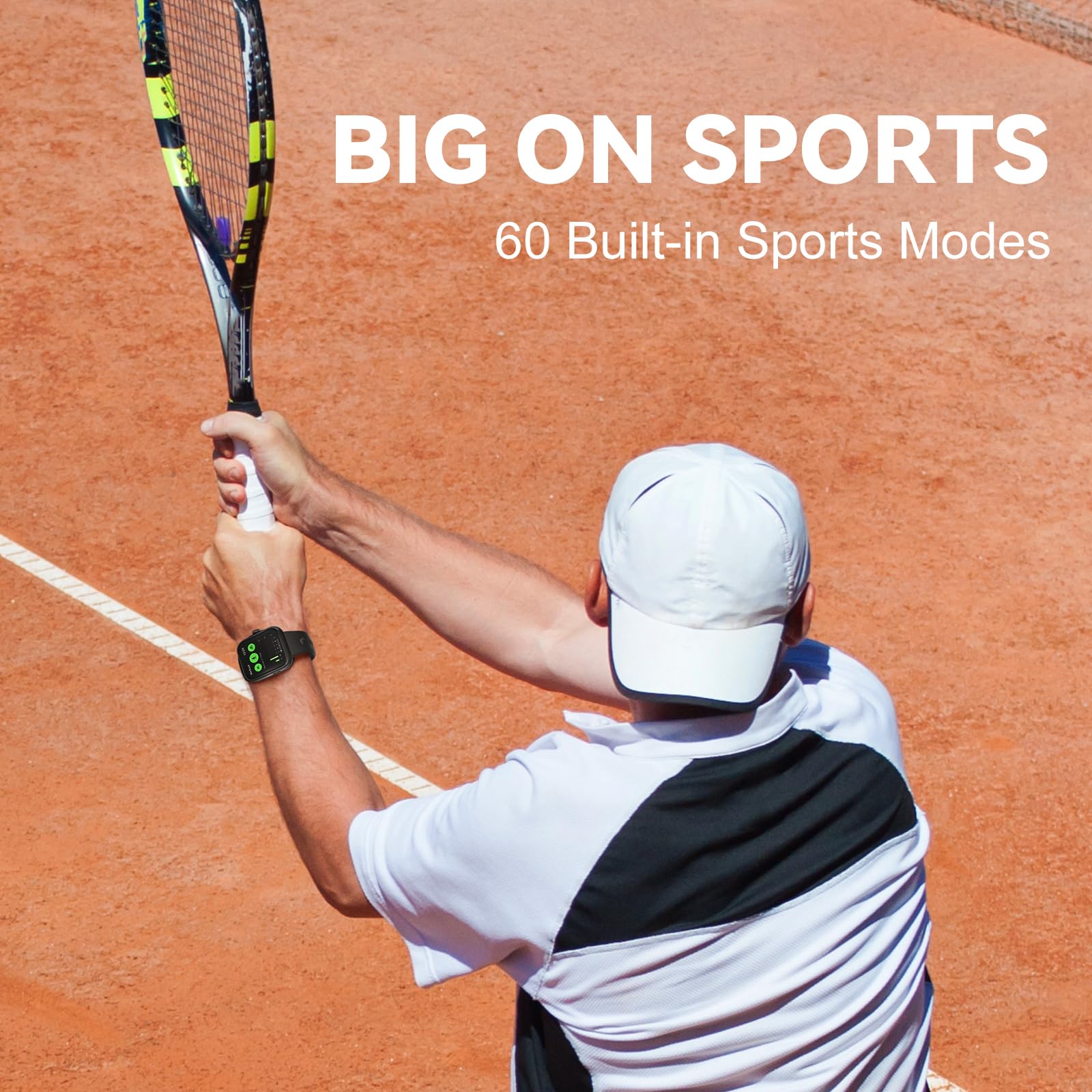 Choiz Smartwatch With Built-In Gps & Alexa - 1.78'' Amoled Hd Display - Running Watch - Fitness & Sleep Tracker - 60+ Sports Mod