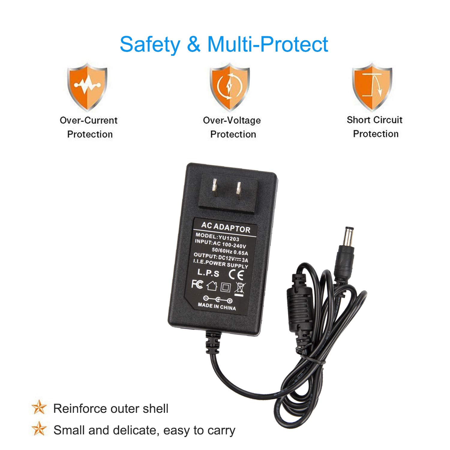 Coolm Ac Dc 12V Power Supply Adapter Charger For Lorex Bx1202500 Bx 1202500 Lhv210800 Juniper Networks Eadp-30Fb Ma-Pwr-30W-Us A