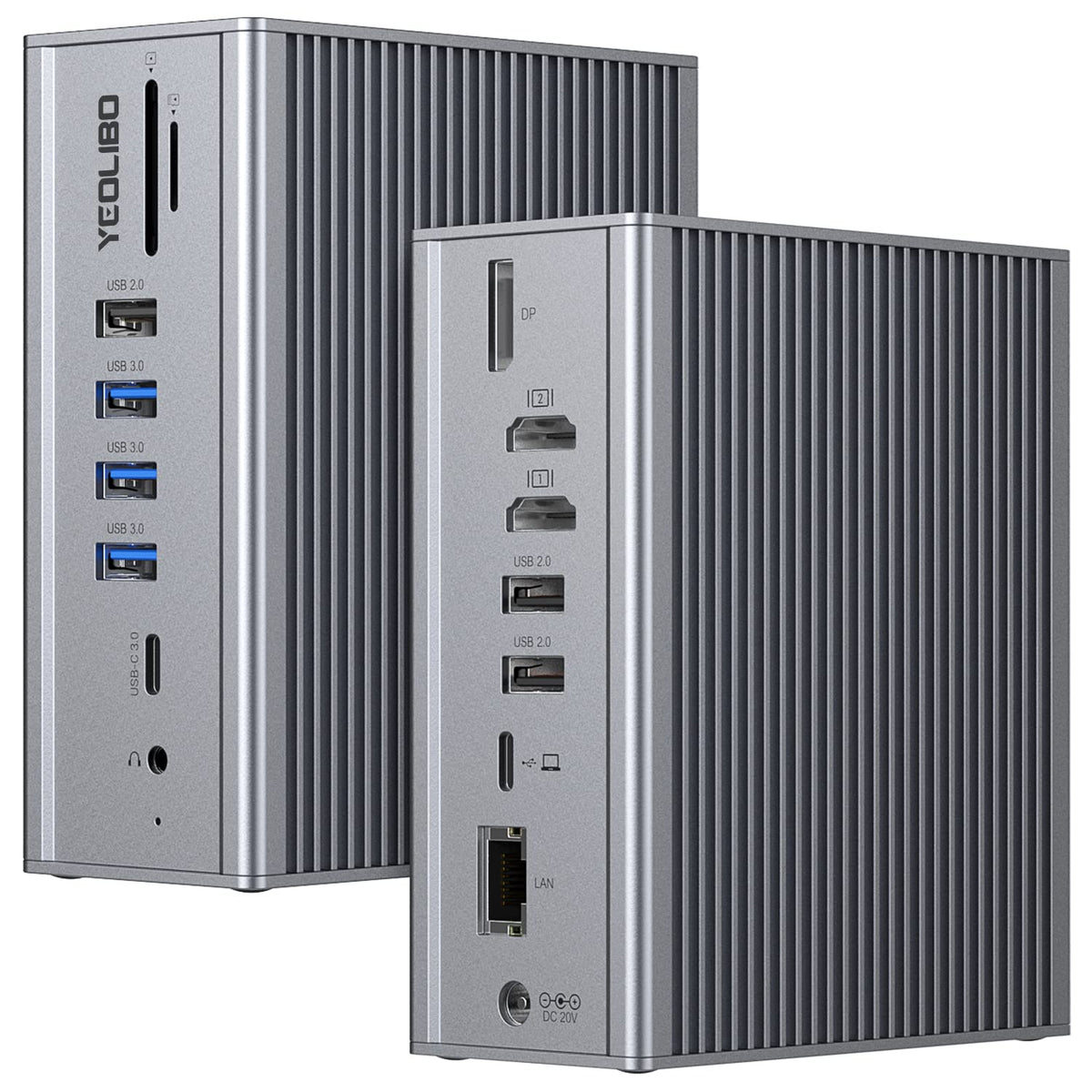 Display Link Docking Station, 14 In 1 Usb C Docking Station, Usb C Hub Triple Display Type C Adapter Compatible With Macbook Pro