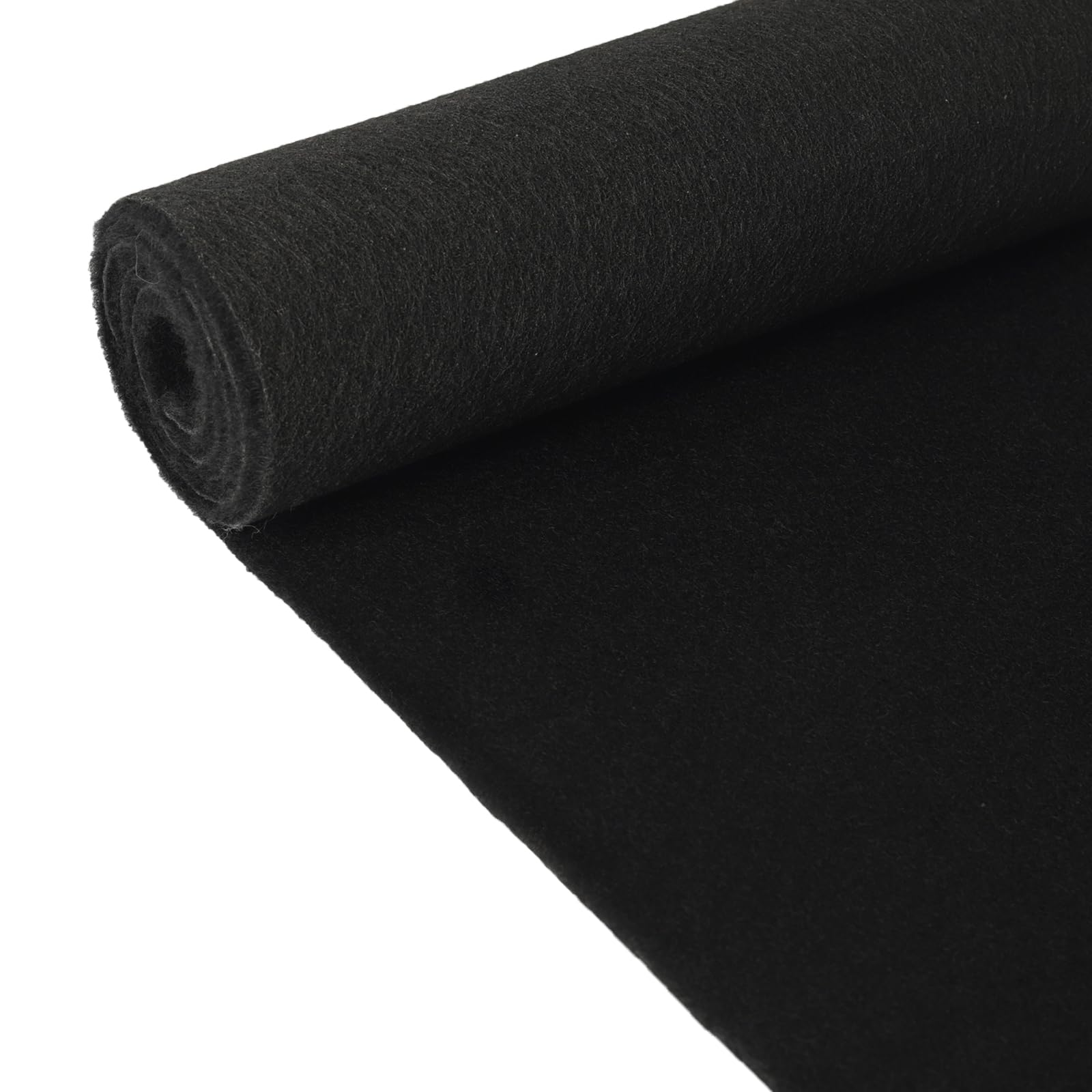 KEPYDRMTF 47inx71in Black Underfelt Carpet for Speaker, Sub Box Carpet, Auto, RV, Boat, Marine, Truck, Car Trunk Felt Fabric Mat