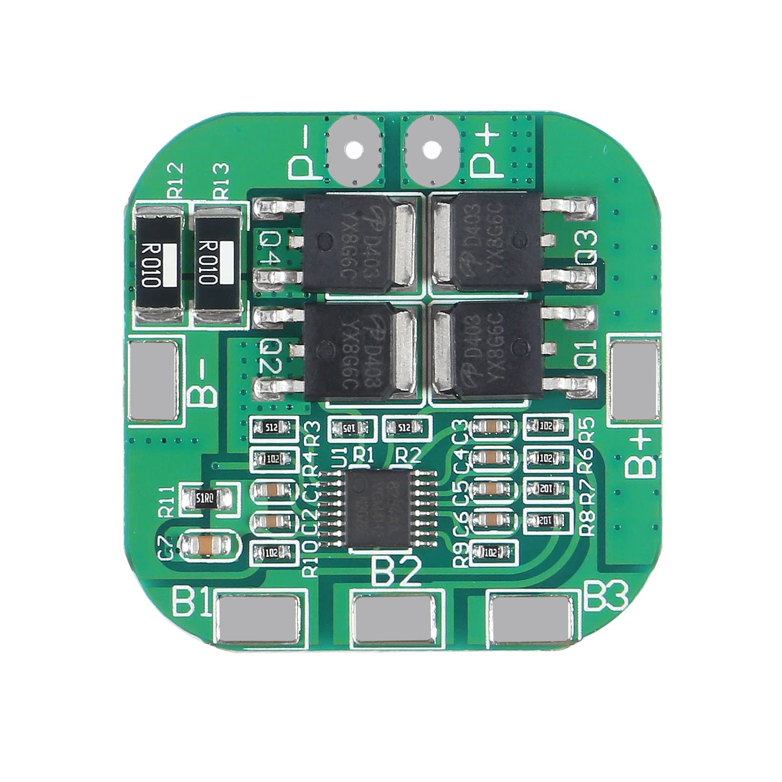 4Pcs 4S 14.8V/16.8V Bms 18 650 Lith Ium Battery Protection Board Charger Protection Module With Overcharge/Over Discharge/Over C