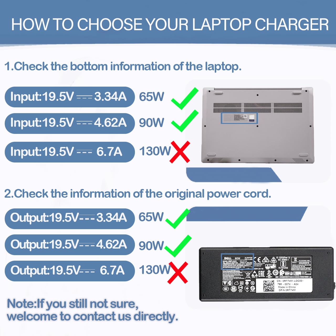90W Ac Adapter For Dell Optiplex Micro 3050 3080 7050 7060 9020 Desktop 11 15 3000 5000 7000 Series Laptop Charger 3501 3505 555