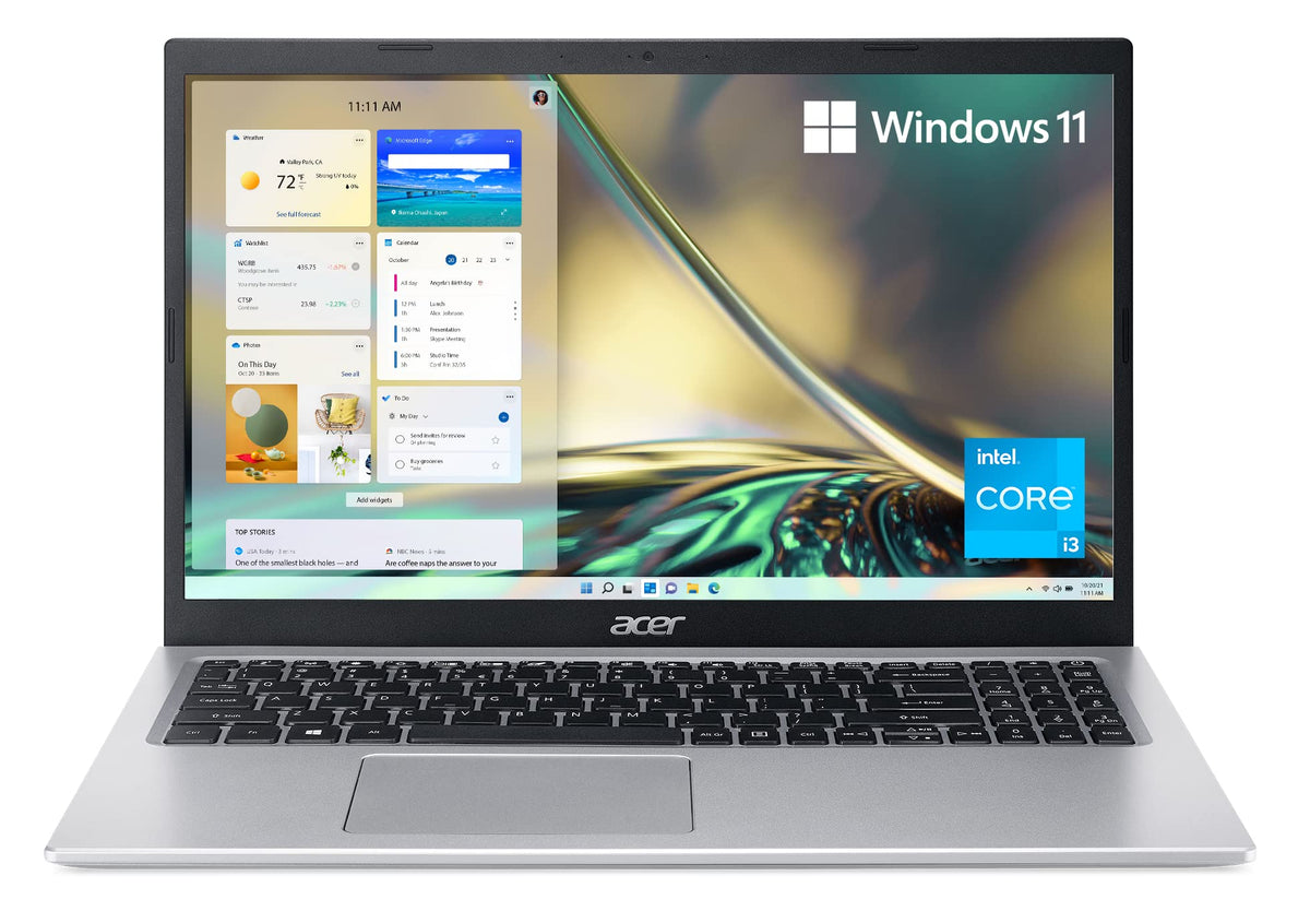 Acer Aspire 5 A515 56 36Ut, 15.6'' Full Hd Display, 11Th Gen Intel Core I3 1115G4 Processor, 4Gb Ddr4, 128Gb Nvme Ssd, Wifi 6, W