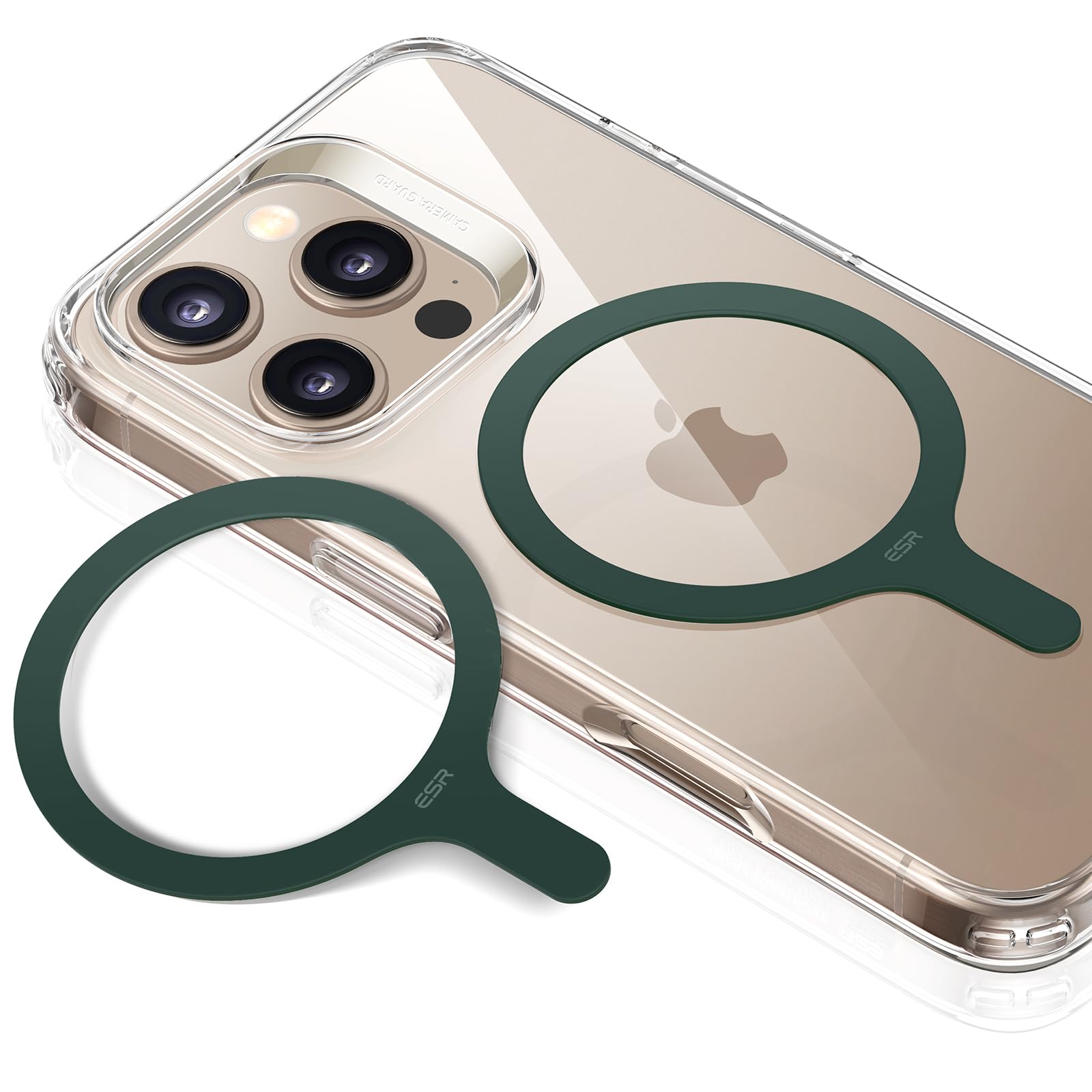 Esr Magnetic Ring 360 (Halolock), Compatible With Magsafe Ring, Universal Conversion Kit Compatible With Magsafe Sticker, For Ip