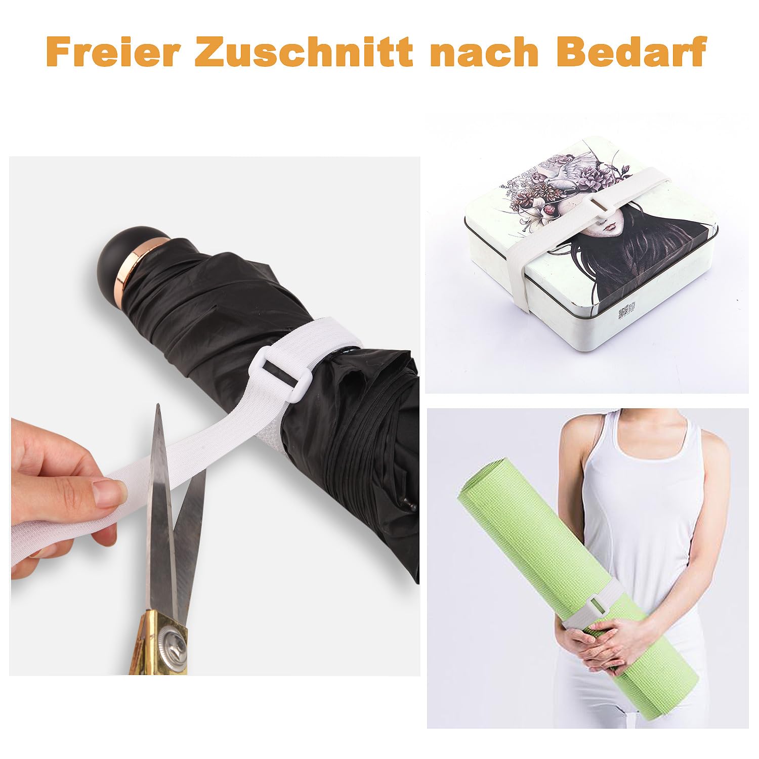 Wszjinb 32Ft X 0.8In Adjustable Cable Straps With Buckles, Free Cut Length, Reusable Fastening Cable Ties, Hook And Loop Securin