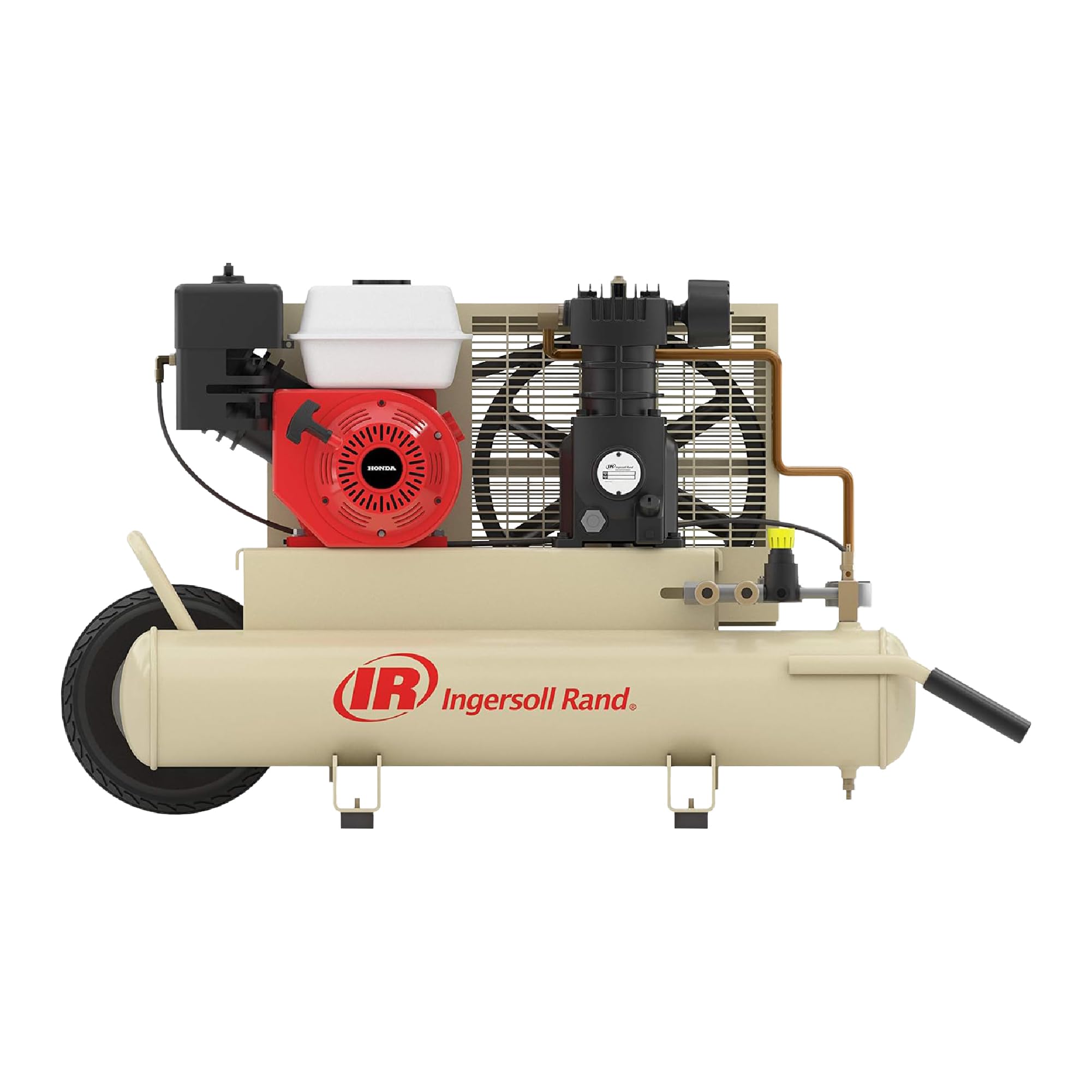 Ingersoll-Rand SS3J5.5GH-WB 5.5 Horsepower 8 Gallon Oiled Gas Twin Pontoon Compressor