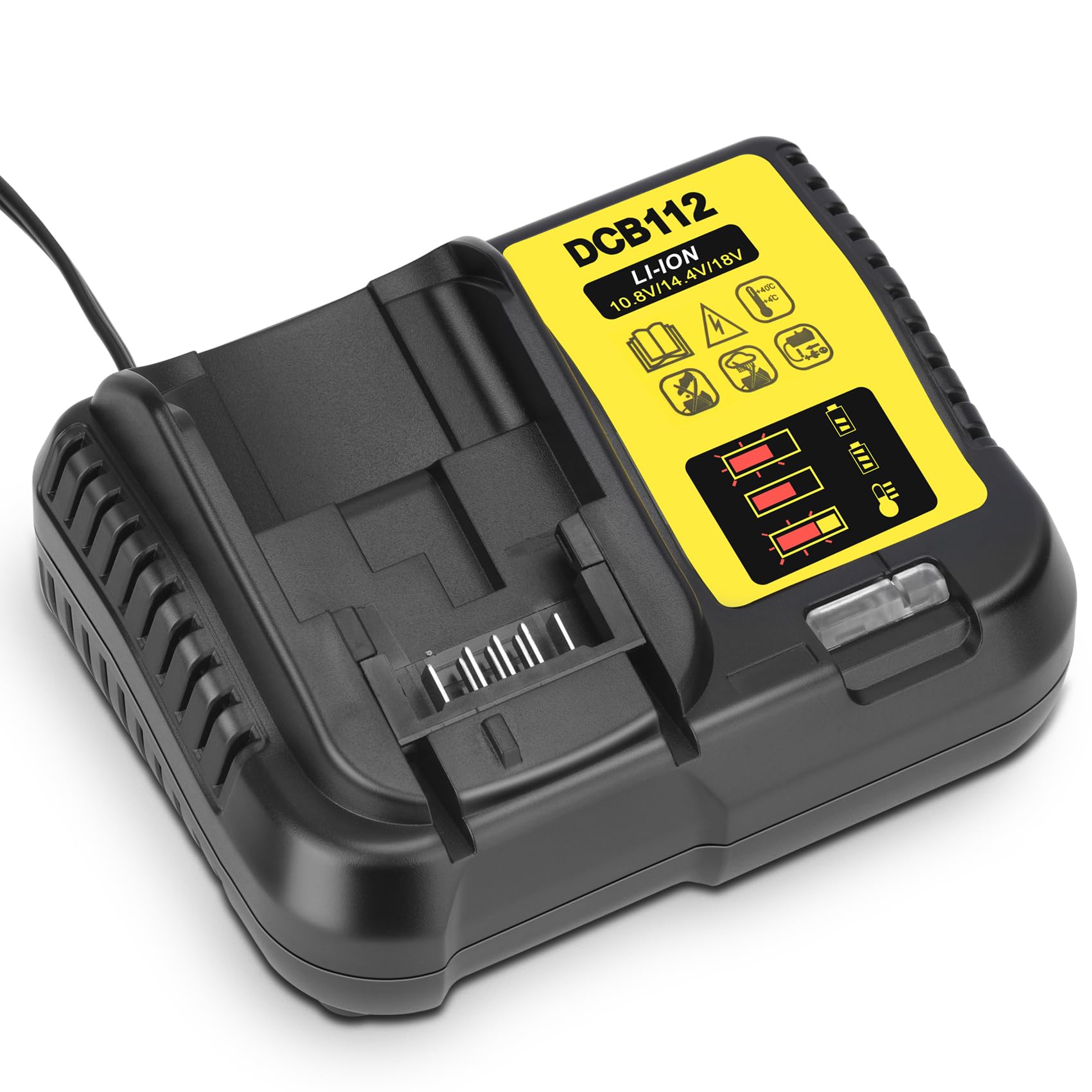 Jyjzpb Dcb112 Battery Charger Compatible For 20V Battery Dcb206 Dcb204 Dcb230 Dcb240 Dcb120 Dcb126 Dcb612 Dcb609 Dcb606 Replacem