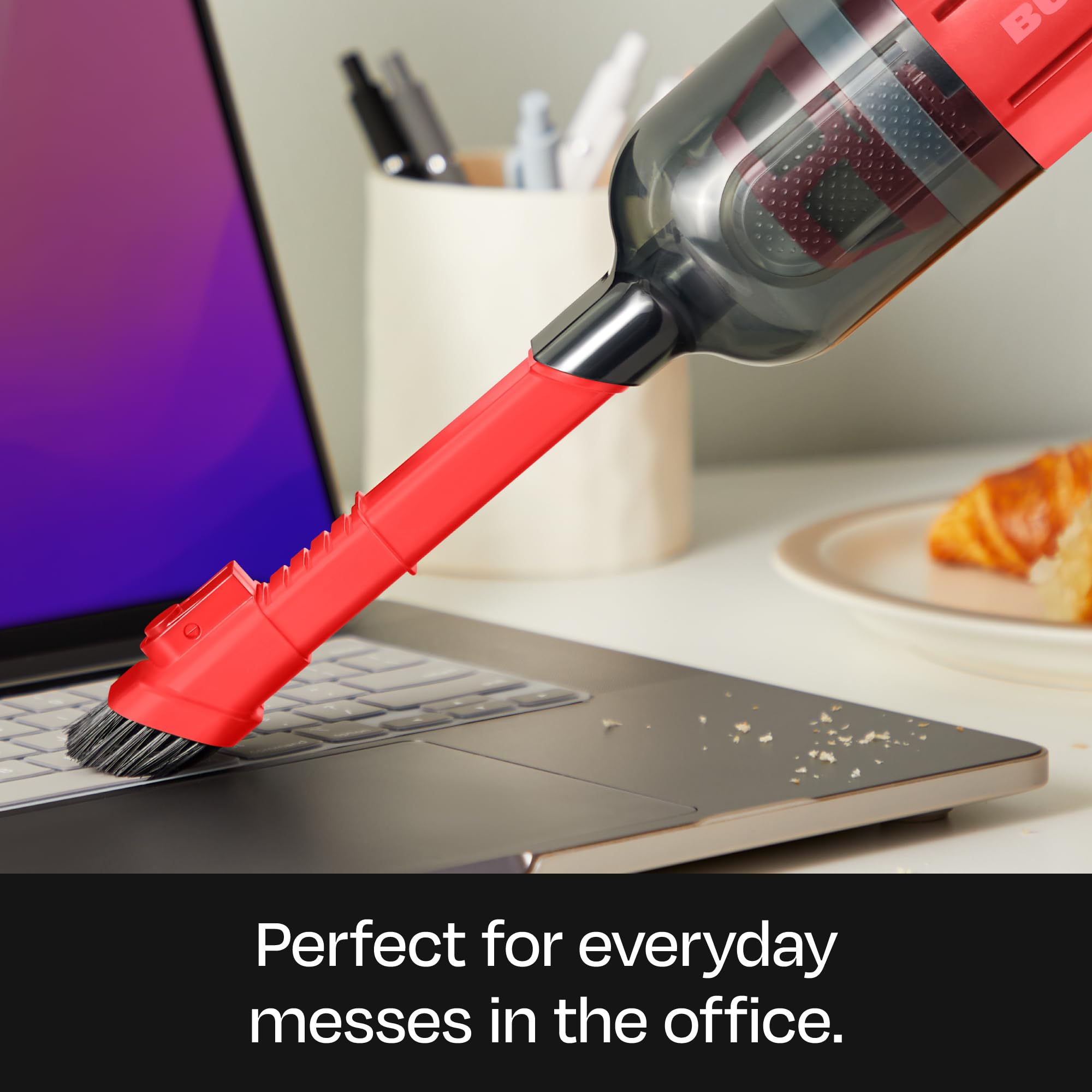 Buff Cordless Handheld Vacuum, Rechargeable Car Vacuum Cleaner With Combo Crevice And Brush Tool Included, For Home, Office, Car