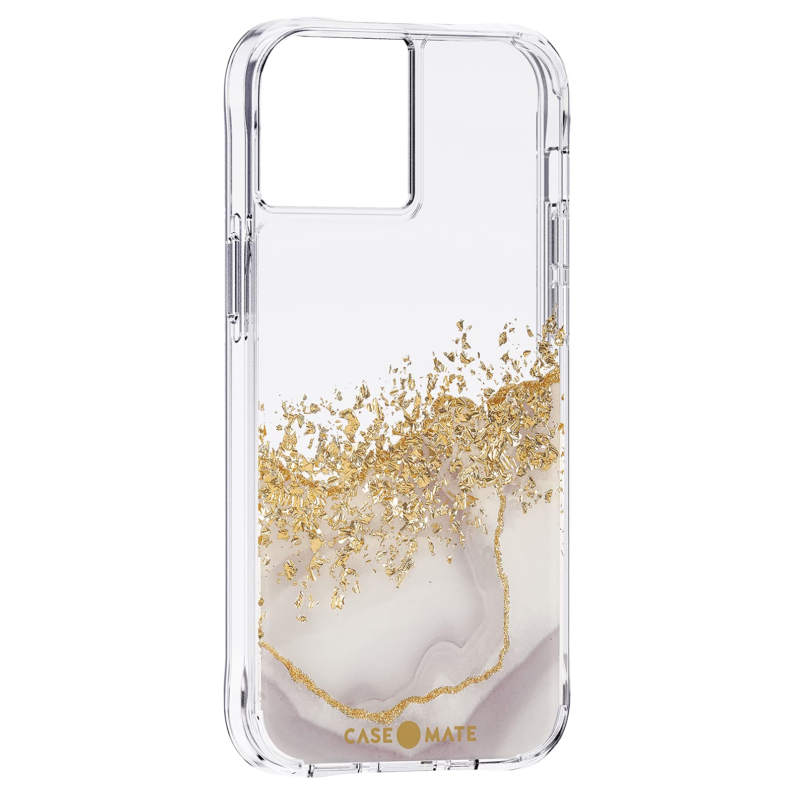 Case Mate Iphone 13 Case   Karat Marble [10Ft Drop Protection] [Wireless Charging Compatible] Luxury Cover With Cute Bling Spark