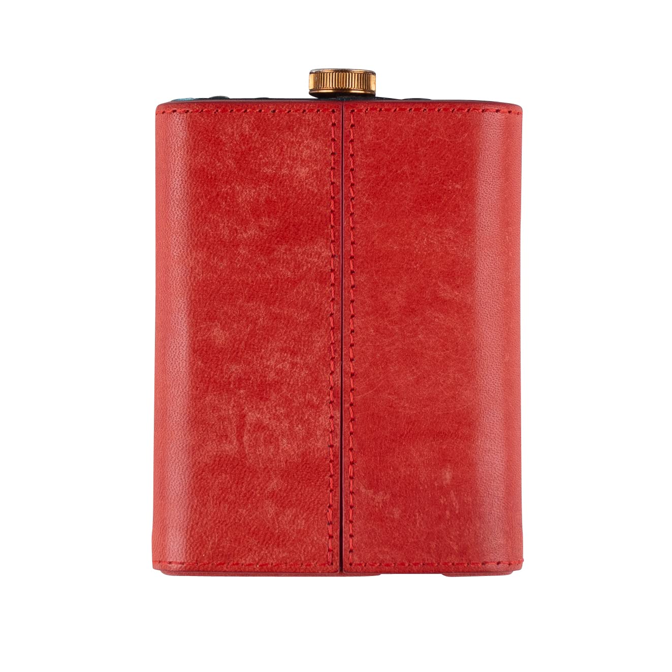 Miter Case Ifi Hip Dac/Hip Dac2/Hip Dac 3 Portable Dac Case, Handmade Italy Pueblo Leather, Red
