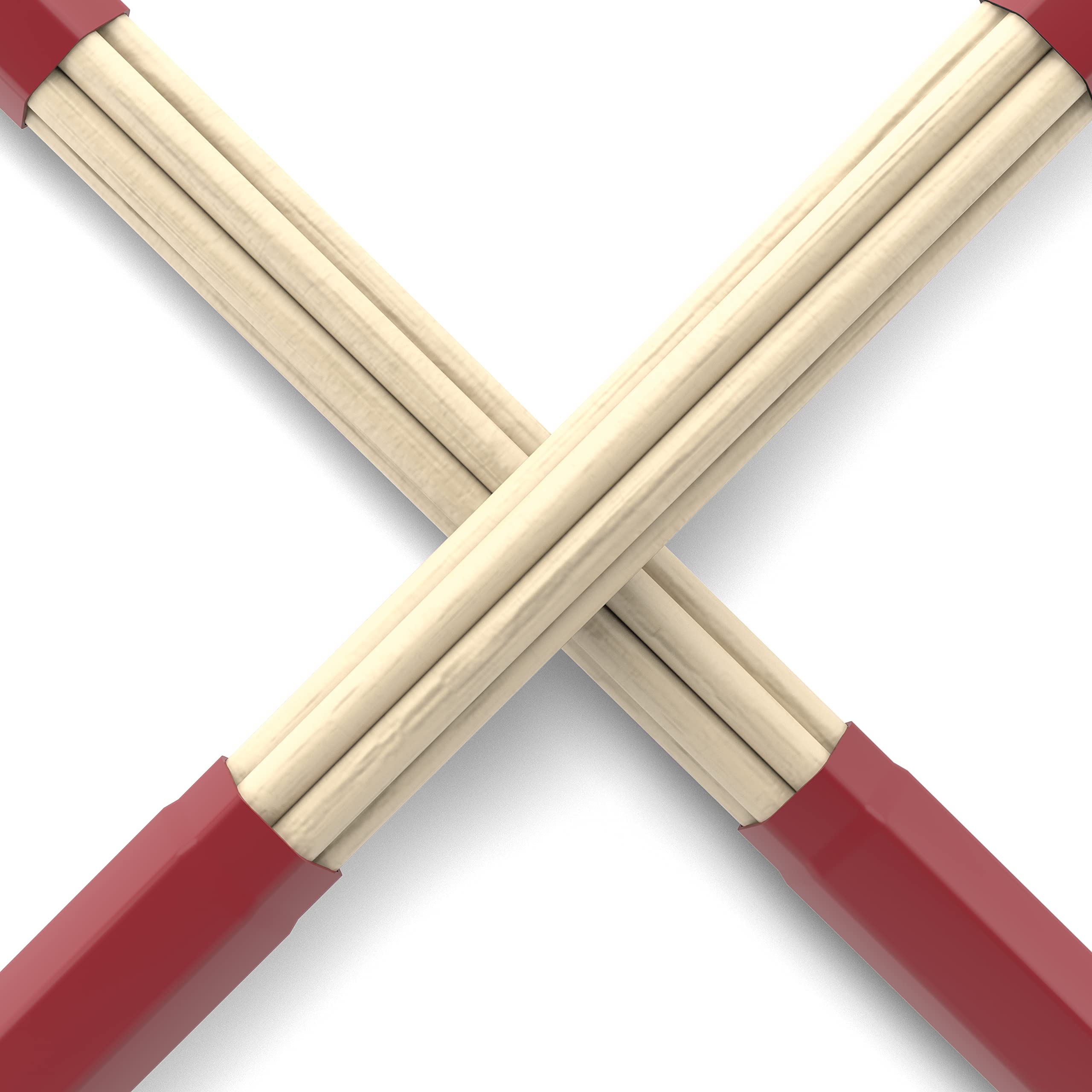 Promark Lightning Rods Drum Sticks - L-Rods Dowel Drumsticks - Quiet, For Small Performances - 5B, 530 Diameter - 16 Length - 1