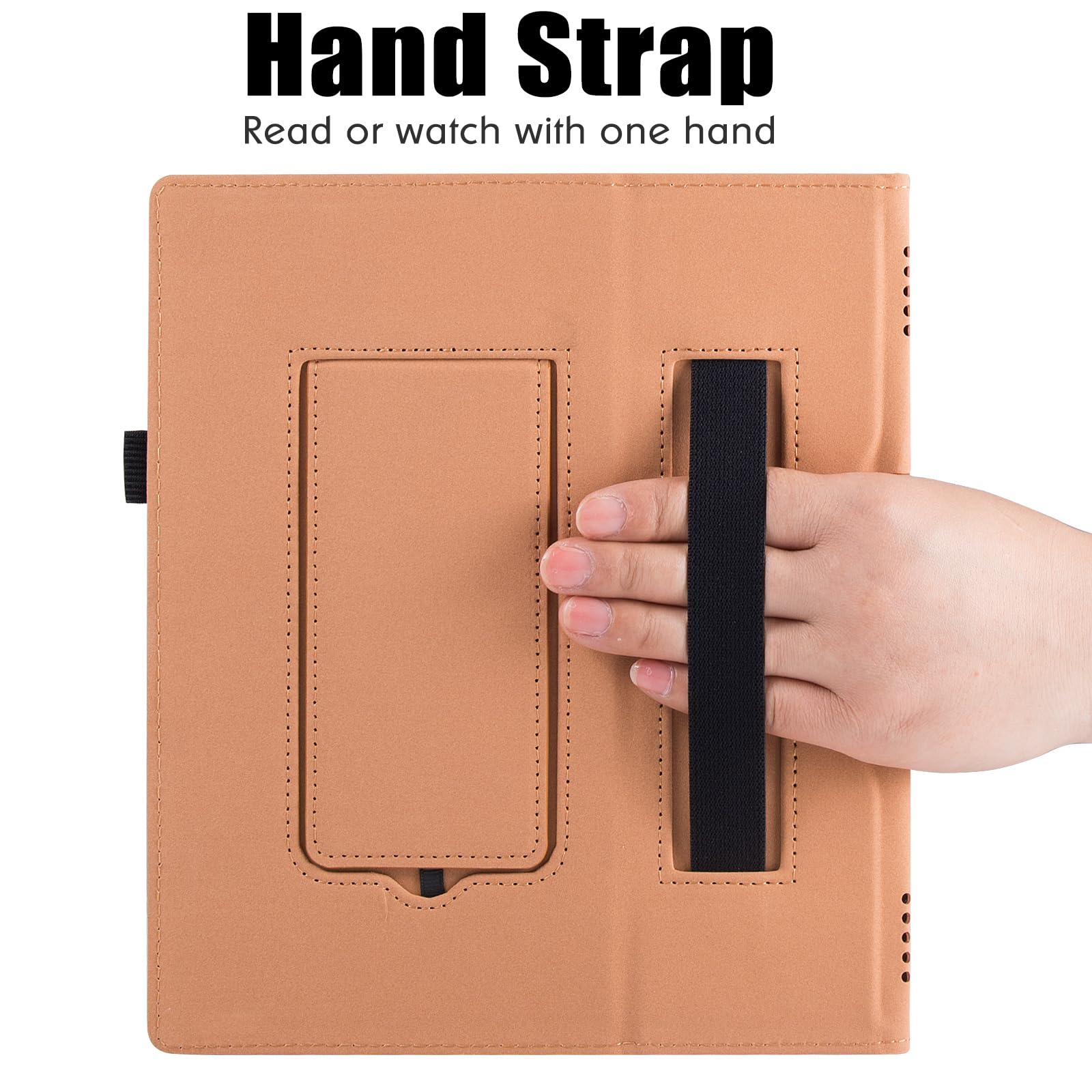 Bozhuorui Stand Case For All New 10.3'' Onyx Boox Note Air3 C/Boox Note Air2/Air2 Plus Epaper Tablet   Pu Leather Sleeve Cover W