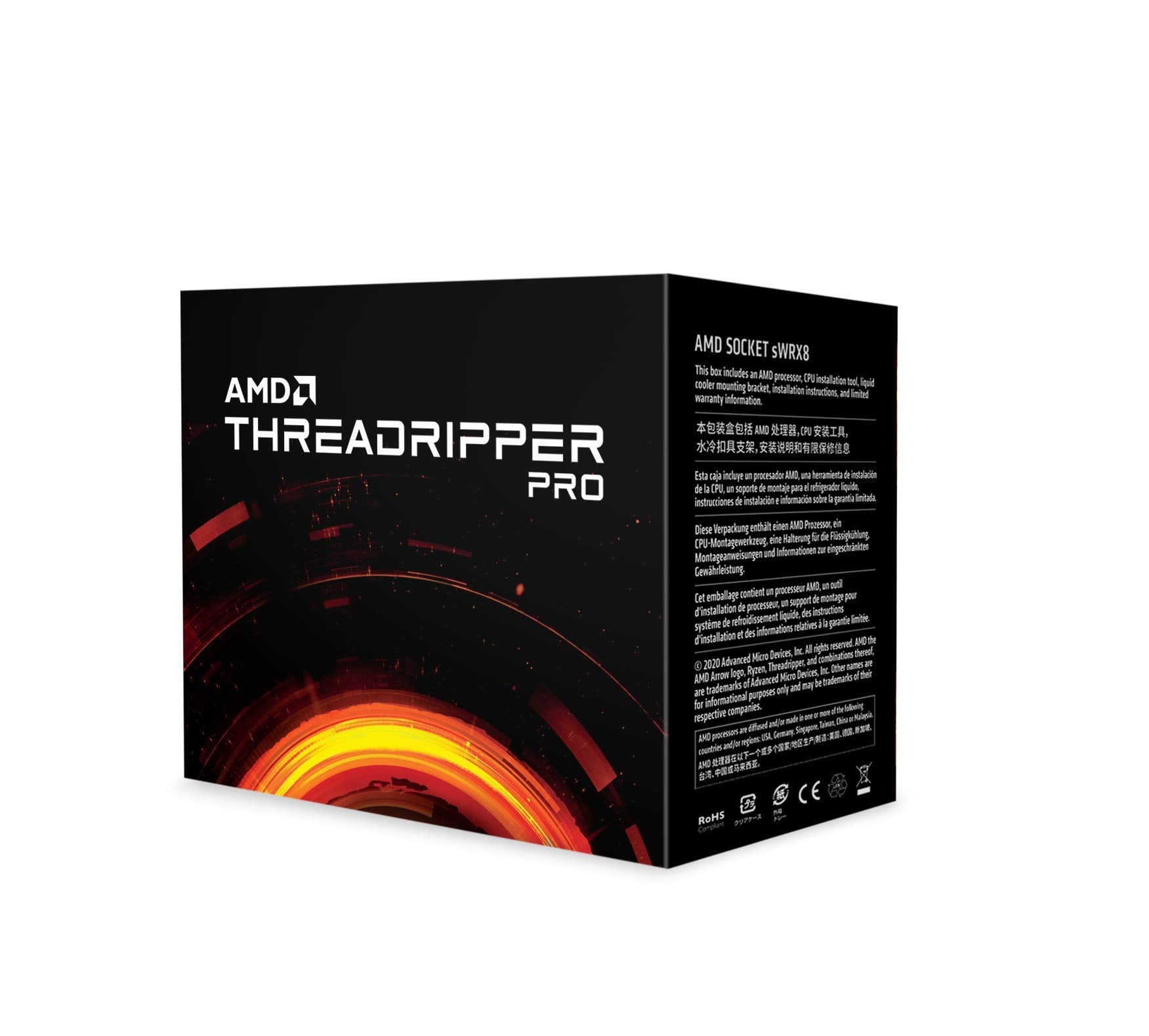 Amd Ryzen Threadripper Pro 3955Wx 16 Core, 32 Thread Desktop Processor