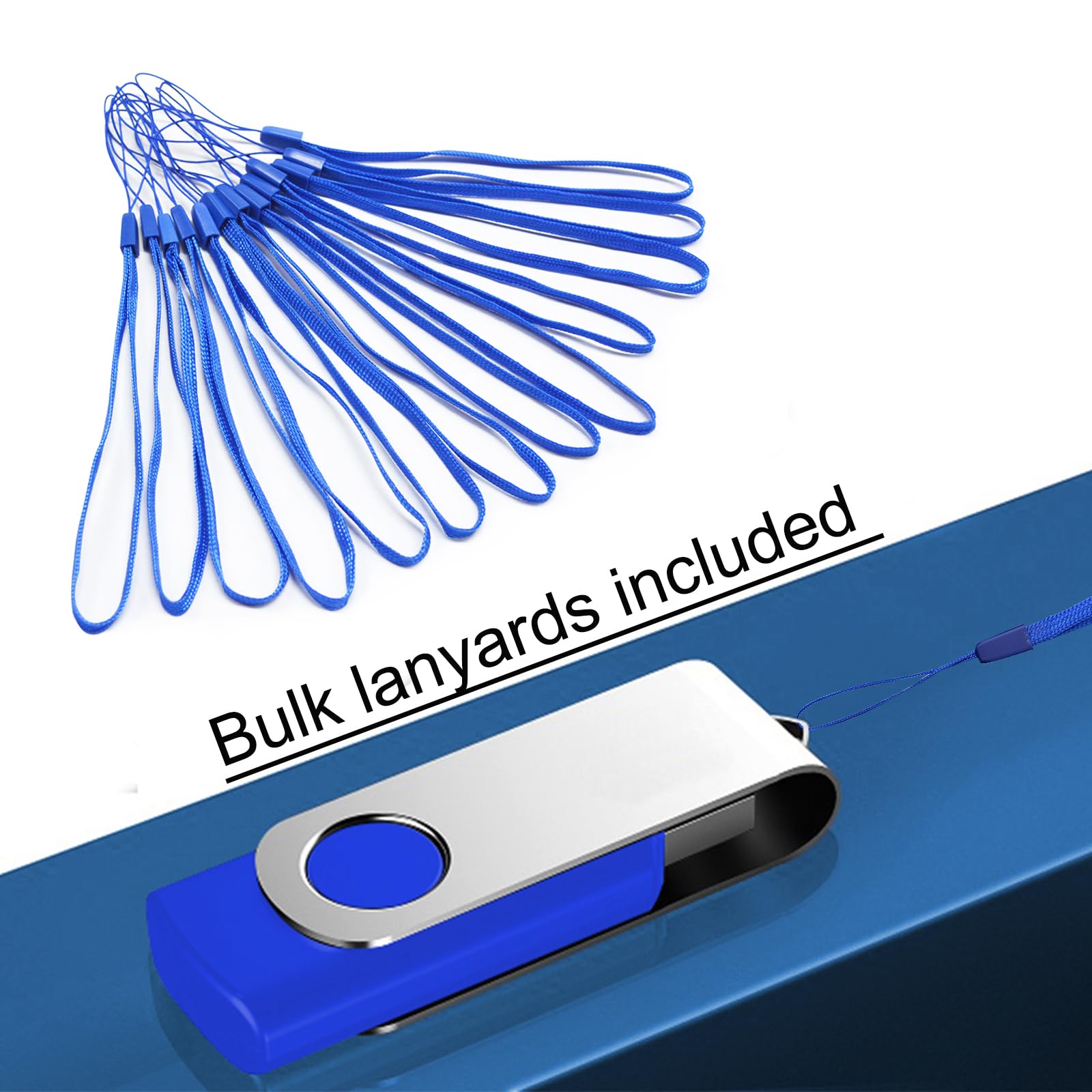 2Gb Bulk Flash Drives 50 Pack Eastbull Usb 2.0 Metal Flash Drives Bulk Swivel Usb Drives Bulk Thumb Drives Pack (2Gb)