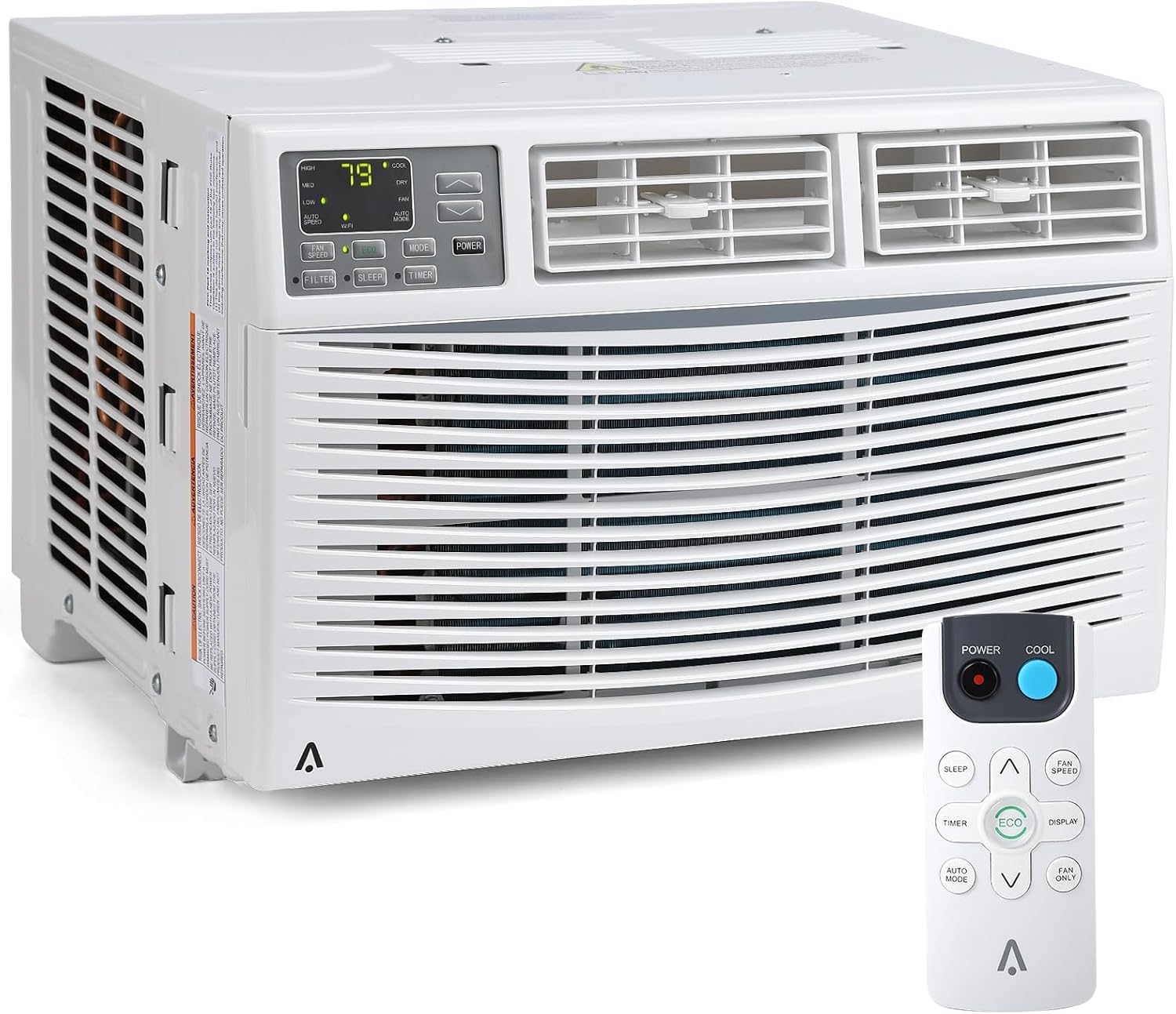 Smart 10000 BTU Window Air Conditioner with WiFi, Window AC Unit with Remote & App Control, Timer Function & Easy Install Kit, C