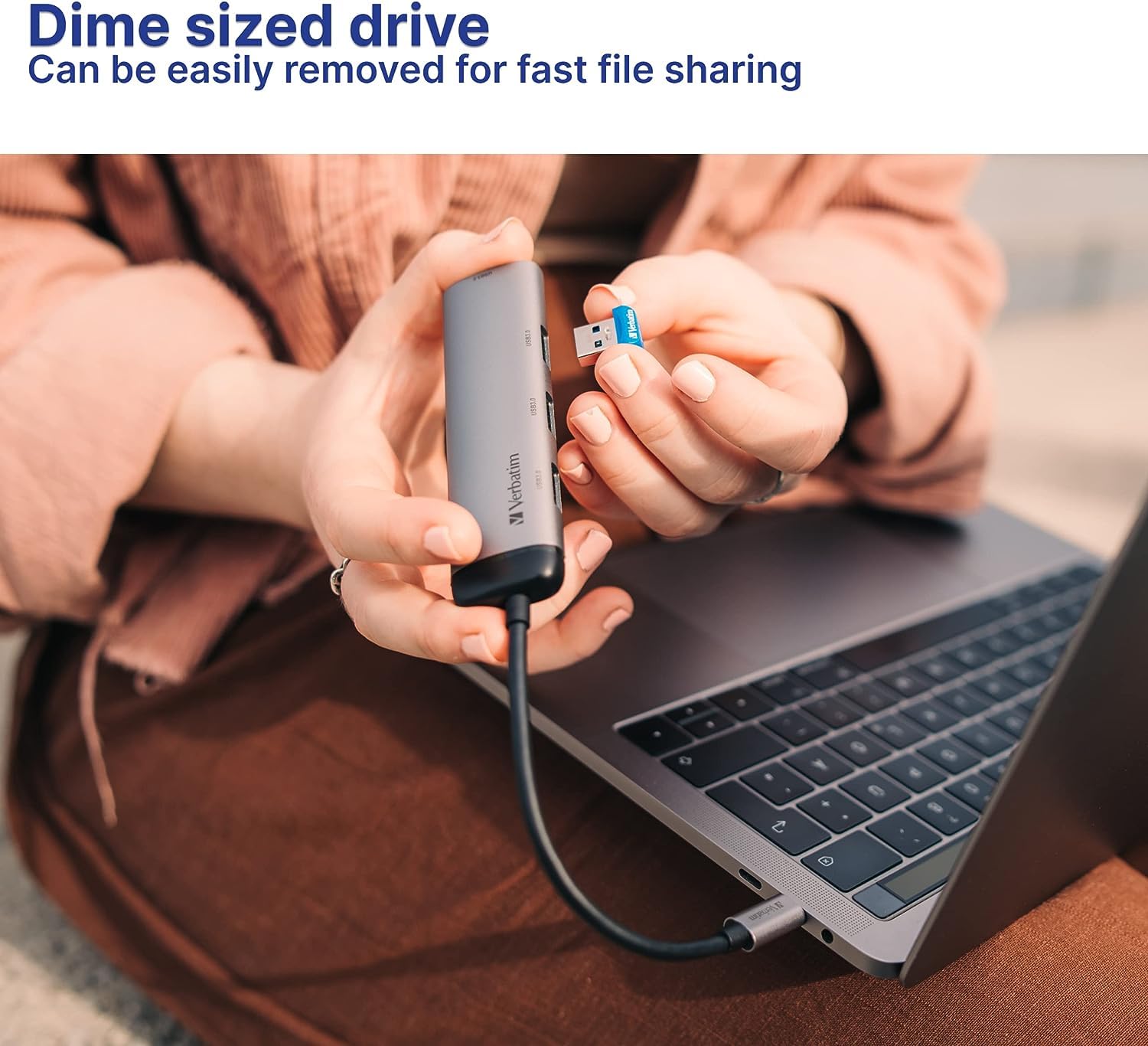 Verbatim 64Gb Store 'N' Stay Nano Usb 3.2 Gen 1 Flash Drive Snag Free Low Profile Thumb Drive With Microban Antimicrobial Produc