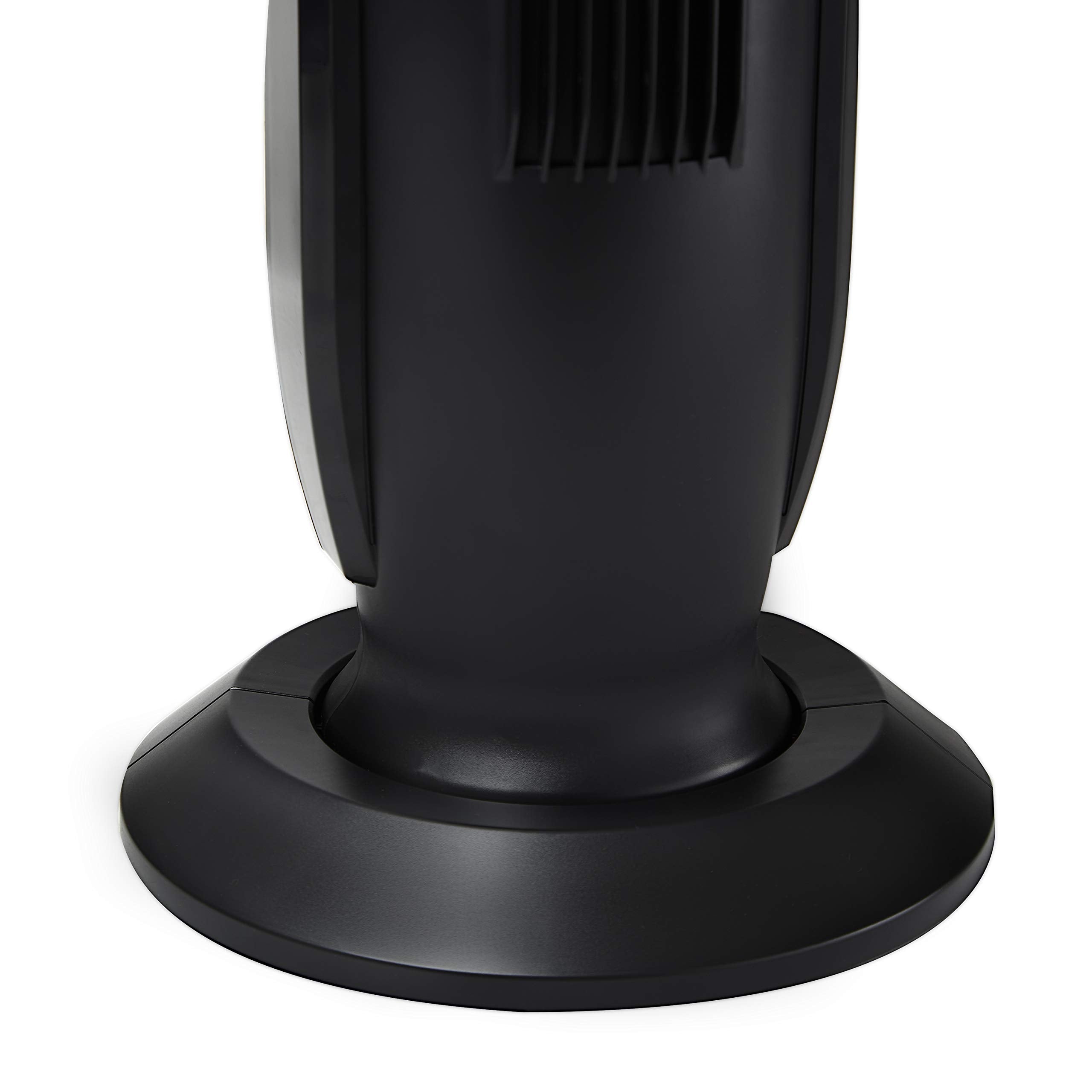 Seville Classics Ultraslimline Indoor Bladeless Oscillating Tower Fan Quiet Cooling Led Display Space Saving For Home W/Remote A