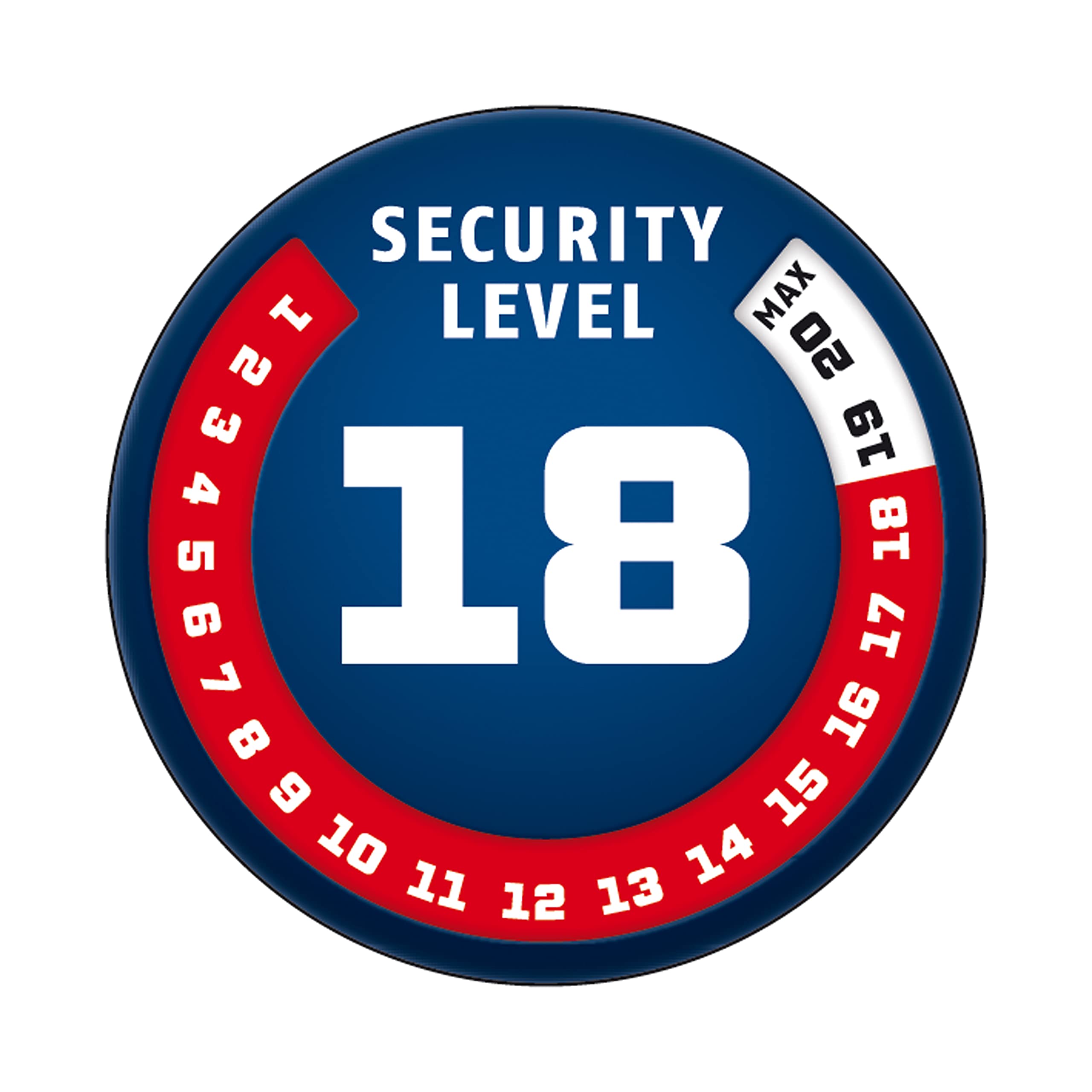 Abus Brake Disc Lock Granit Detecto X Plus 8077, Red