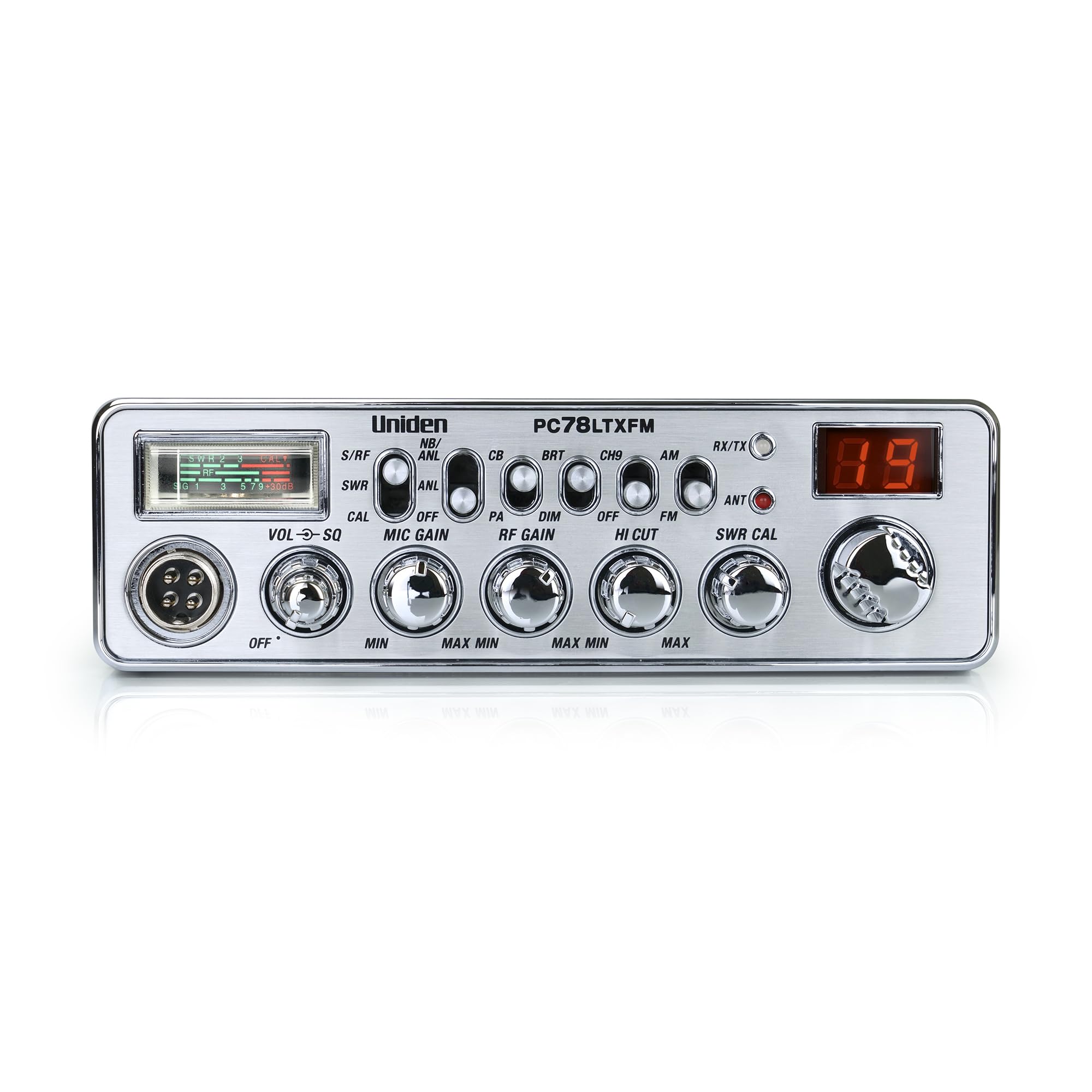 Uniden Pc78Ltxfm Professional 40-Channel Cb Radio With Dual-Mode Am/Fm, Integrated Swr Meter, Pa/Cb Function, Hi Cut, Rf/Mic Gai,WBAUVB0C8Q5FRB4