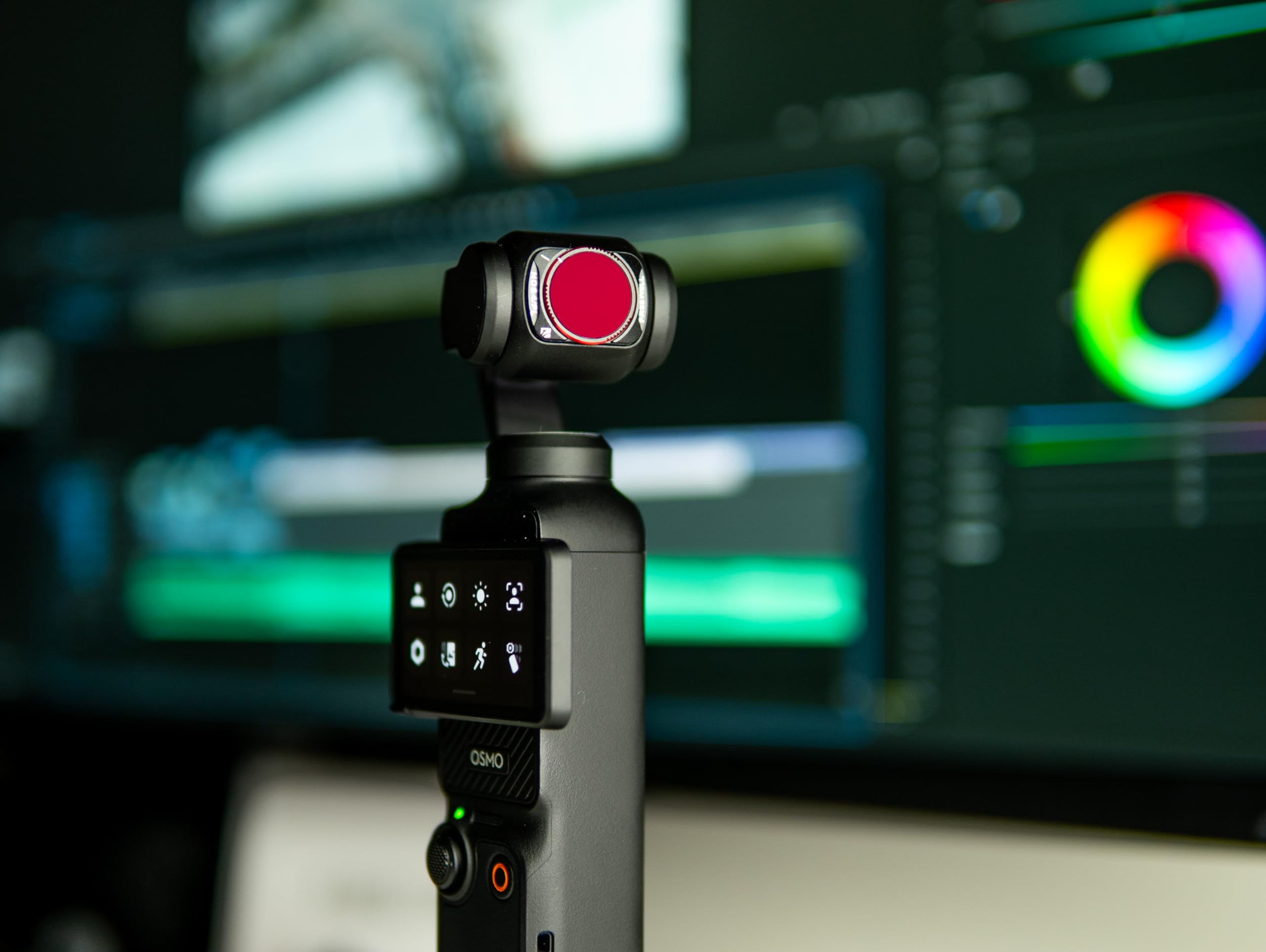 Freewell 4Pack Bright Day Quickswap Nd/Pl Hybrid Filter Kit For Osmo Pocket 3: Effortless Installation, Vibrant Color, Gimbal Co