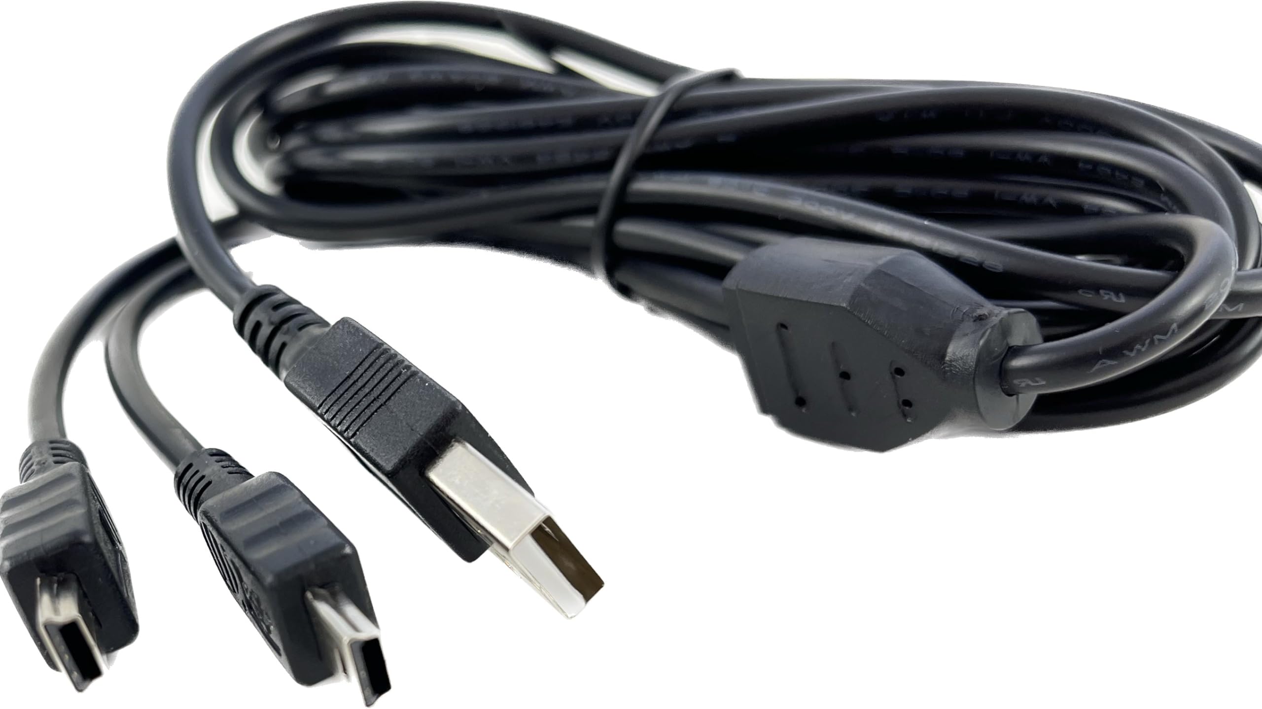 Omnihil 10Ft-Mini-Usb Splitter Cable Compatible With Texas Instruments Ti-89 Titanium