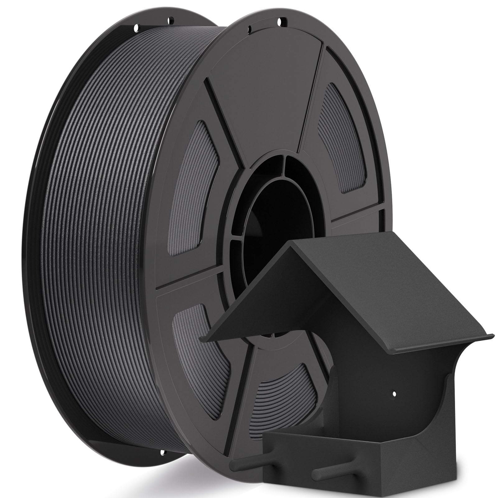 IEMAI Carbon Fiber ASA Filament 1.75mm Matte Black 1KG, ASA CF 3D Printer Filament UV & Weather Resistant, High Dimensional Stab