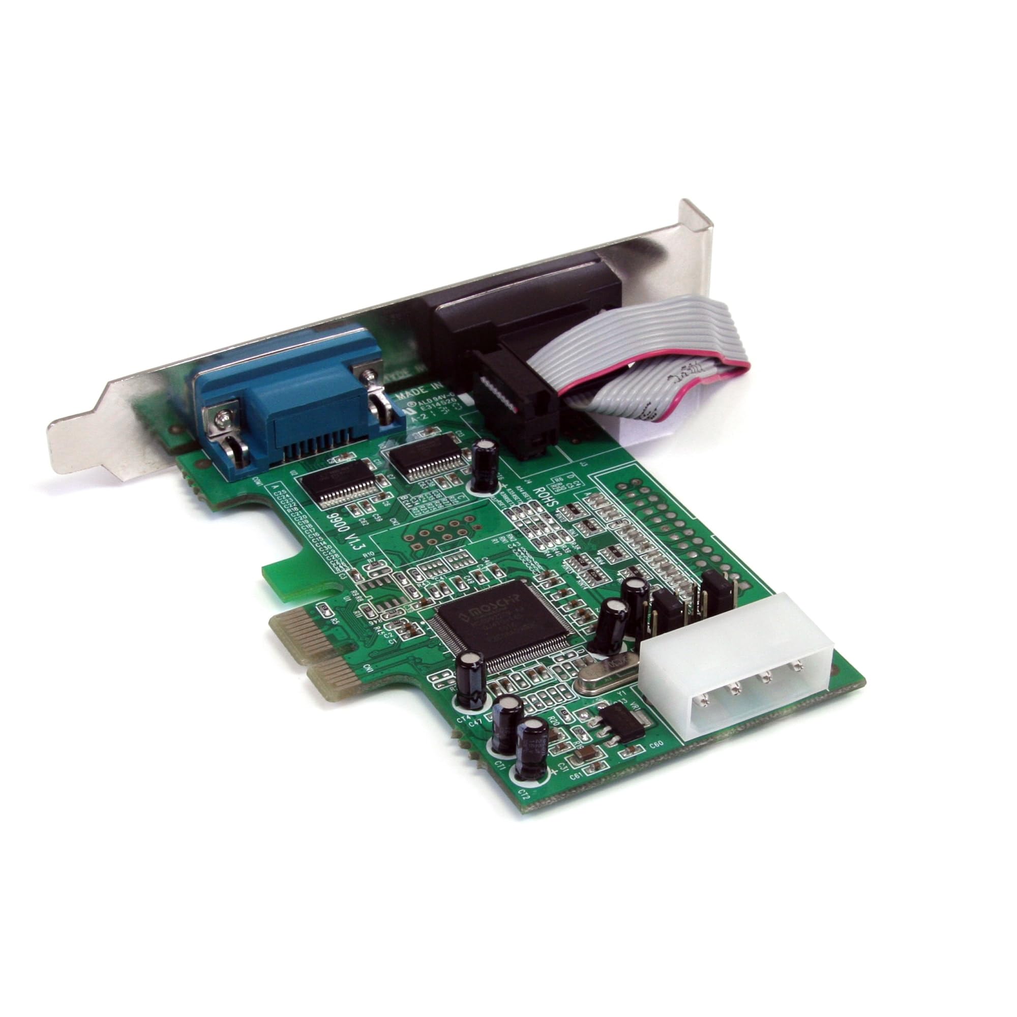 Startech.Com 2 Port Pci Express Rs232 Serial Adapter Card   Pcie Rs232 Serial Host Controller Card   Pcie To Dual Serial Db9 Car