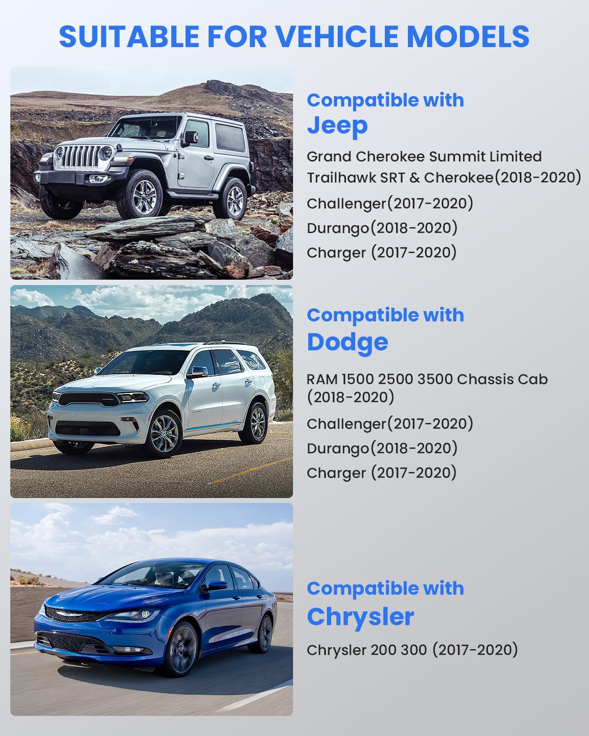 17 21 Replacement 8.4'' Uconnect 4C Uaq Lcd Monitor Touch Screen Radio Navigation New Oem Replacement Fit For Dodge Ram Jeep Chr