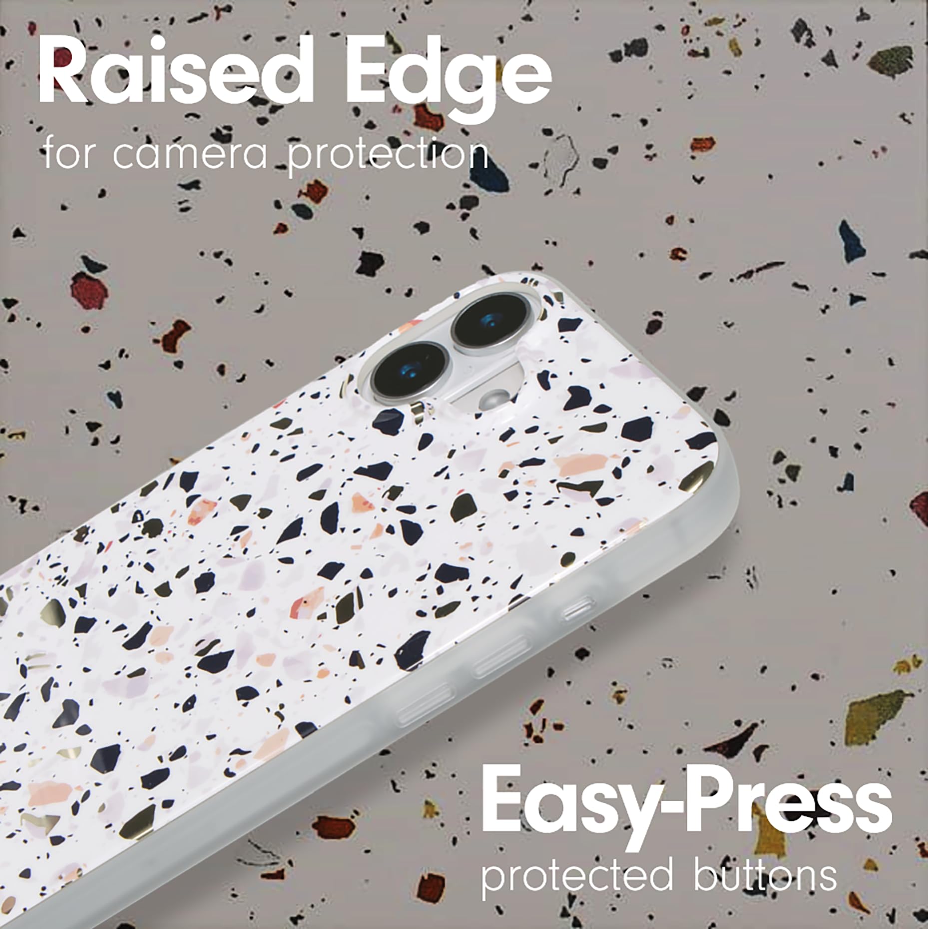 Sonix Case For Iphone 16 Plus | Compatible With Magsafe | 10Ft Drop Tested | Terrazzo Confetti