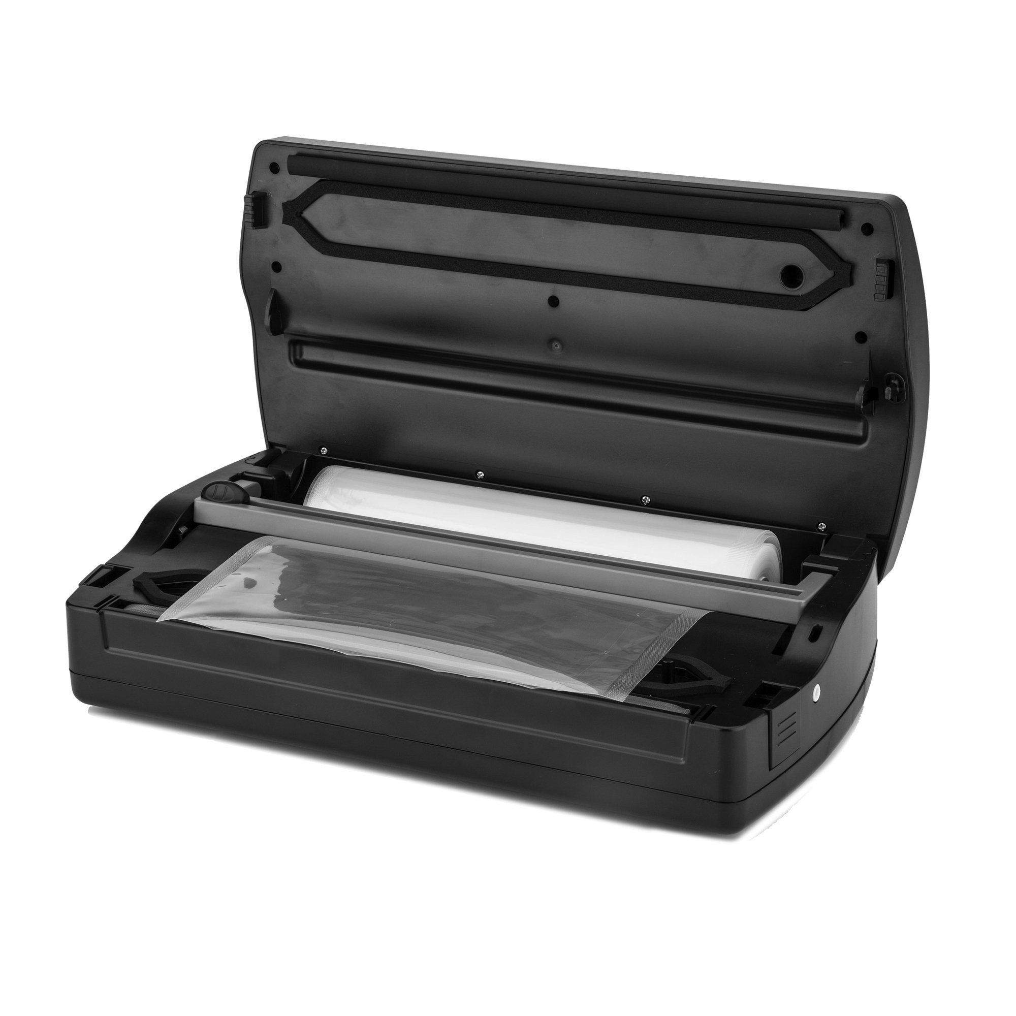 Excalibur Dual Pump Vacuum Sealer With Built In Roll Holder Features Two Vacuum Modes And Time Settings With Pulse Function 12 I