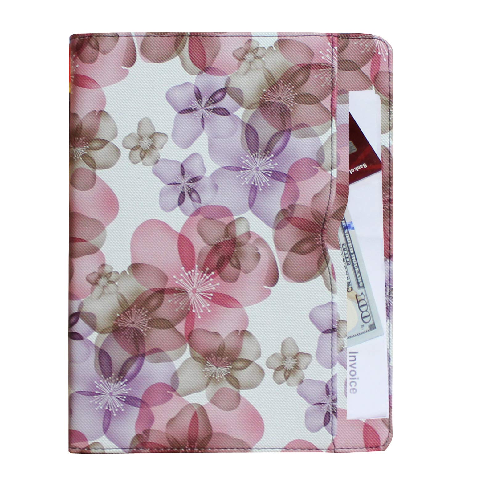 For Ipad 9.7 6Th/5Th Generation 2018/2017, Ipad Air/Air 2 Case, Jytrend Multi Angle Viewing Stand Folio Smart Cover With Pocket For A1893 A1954 A1822 A1823 A1474 A1475 A1476 A1566 A1567(Pink Flower)