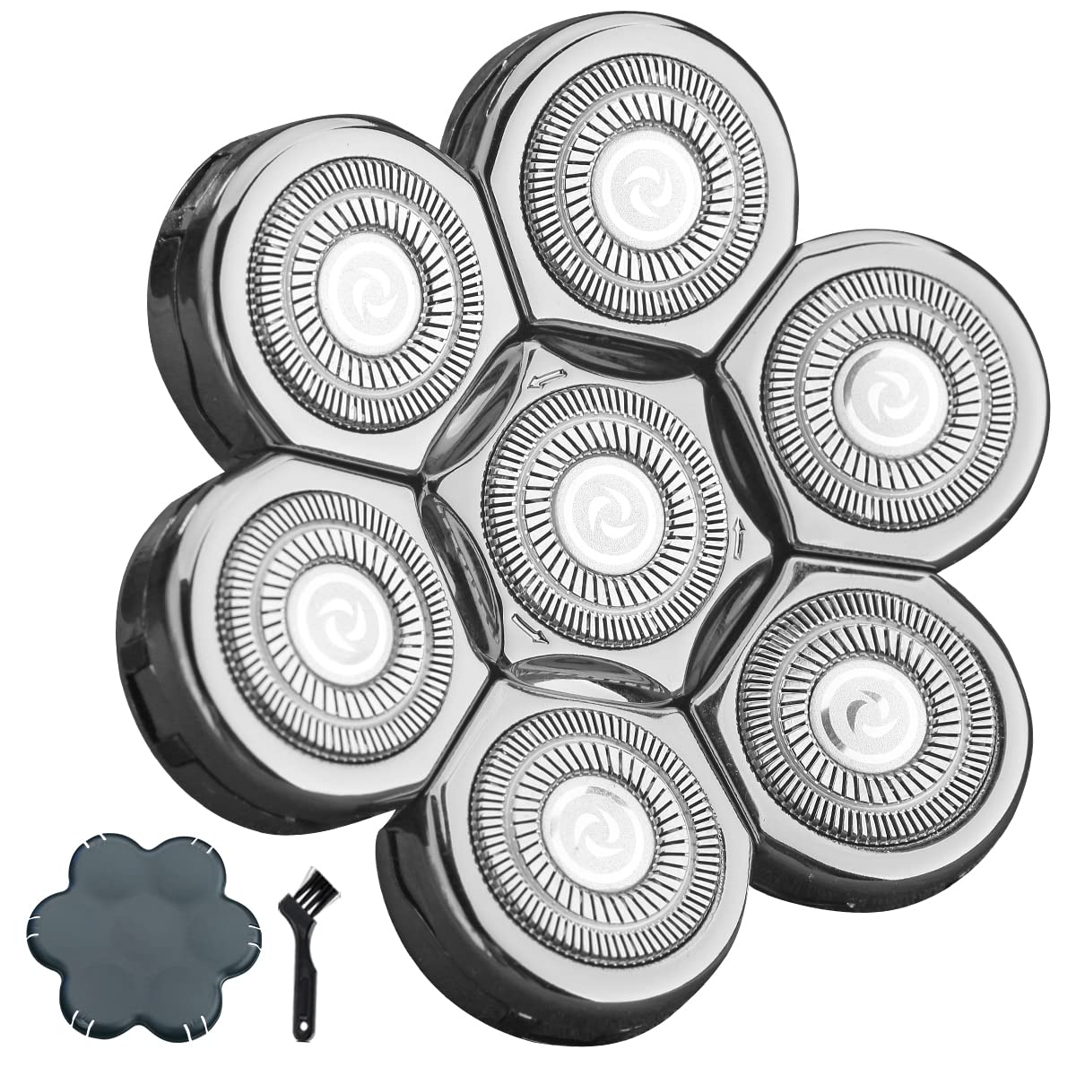 Vrmeta Electric Shaver Replacement Heads Sharp Stainless Steel Head Shaver Replacement Blades Shaver Blades For Electric Rotary