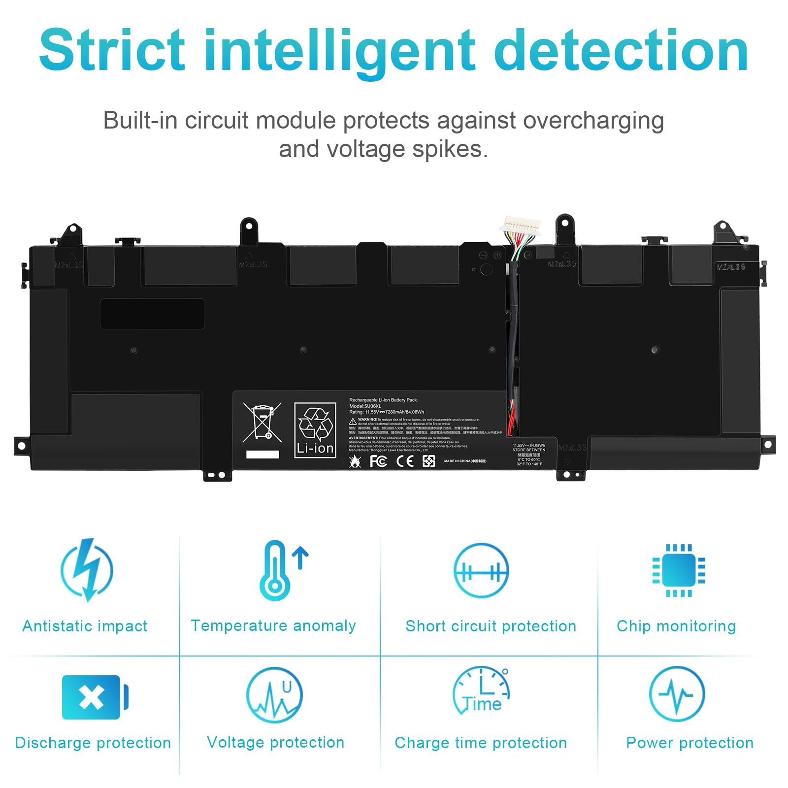 Su06Xl L29184 005 Laptop Battery For Hp Spectre X360 Convertible 15 Df0Xxx 15 Df1Xxx 15 Df0013Dx 15 Df0033Dx 15 Df1043Dx 15 Df00