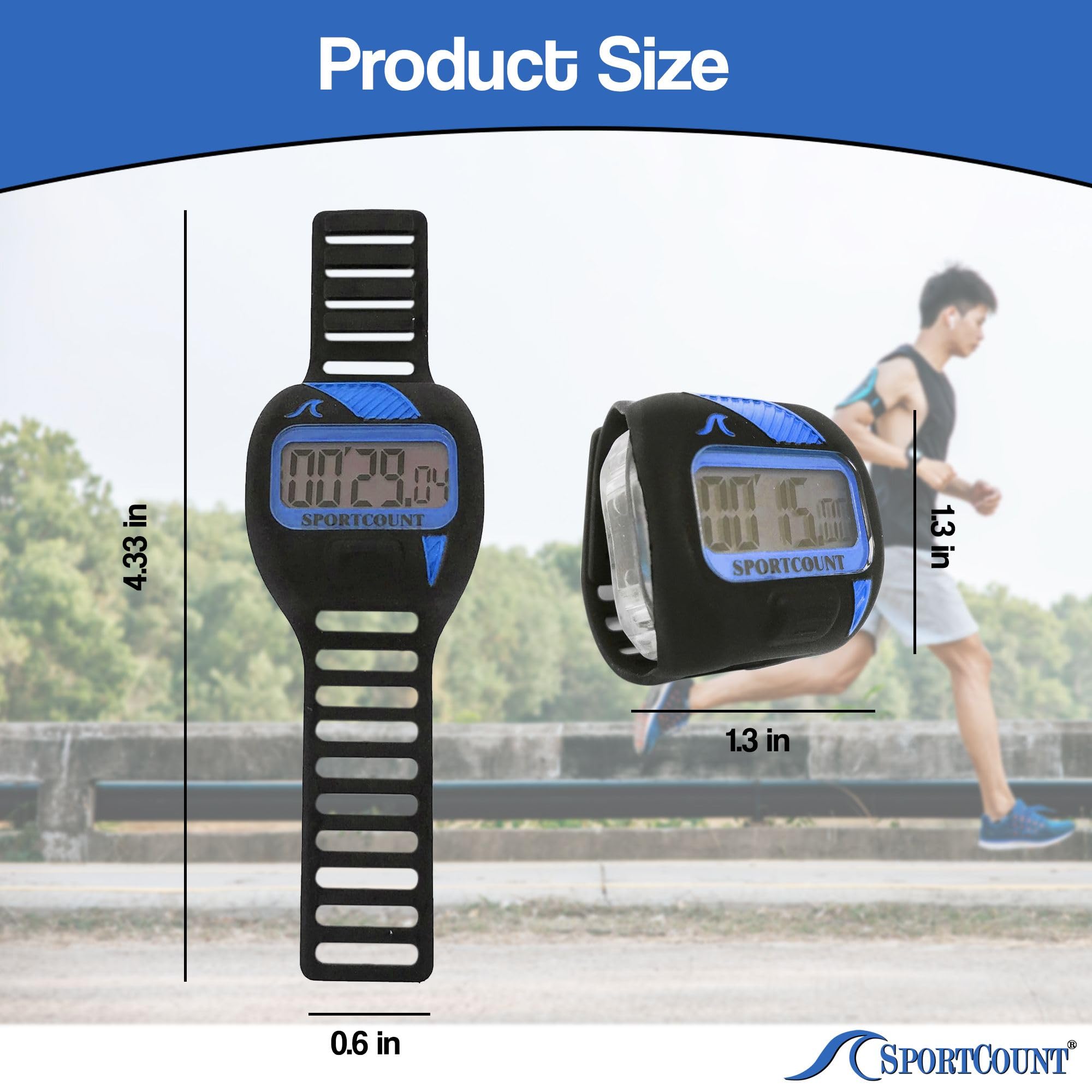 Sc Sportcount Lapcounter And Timer - Waterproof Lap Counter Timer For Swimming, Biking, Running Triathletes - Accurately Tracks