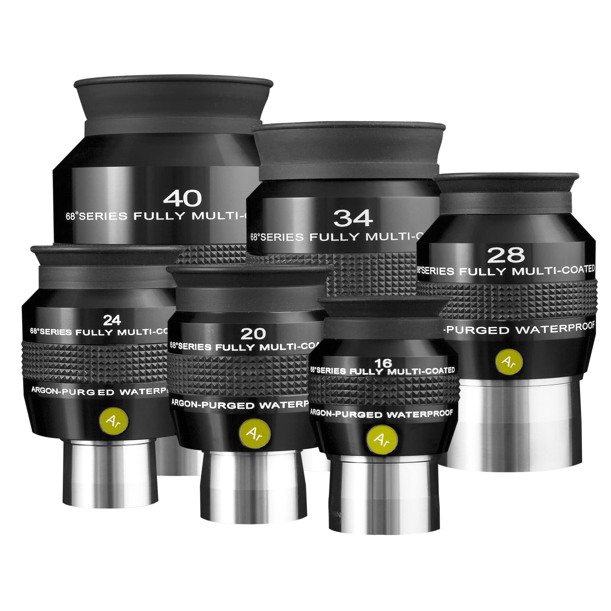 Explore Scientific 68 Degree 34mm Argon-Purged Waterproof Telescope Eyepiece 2 inch