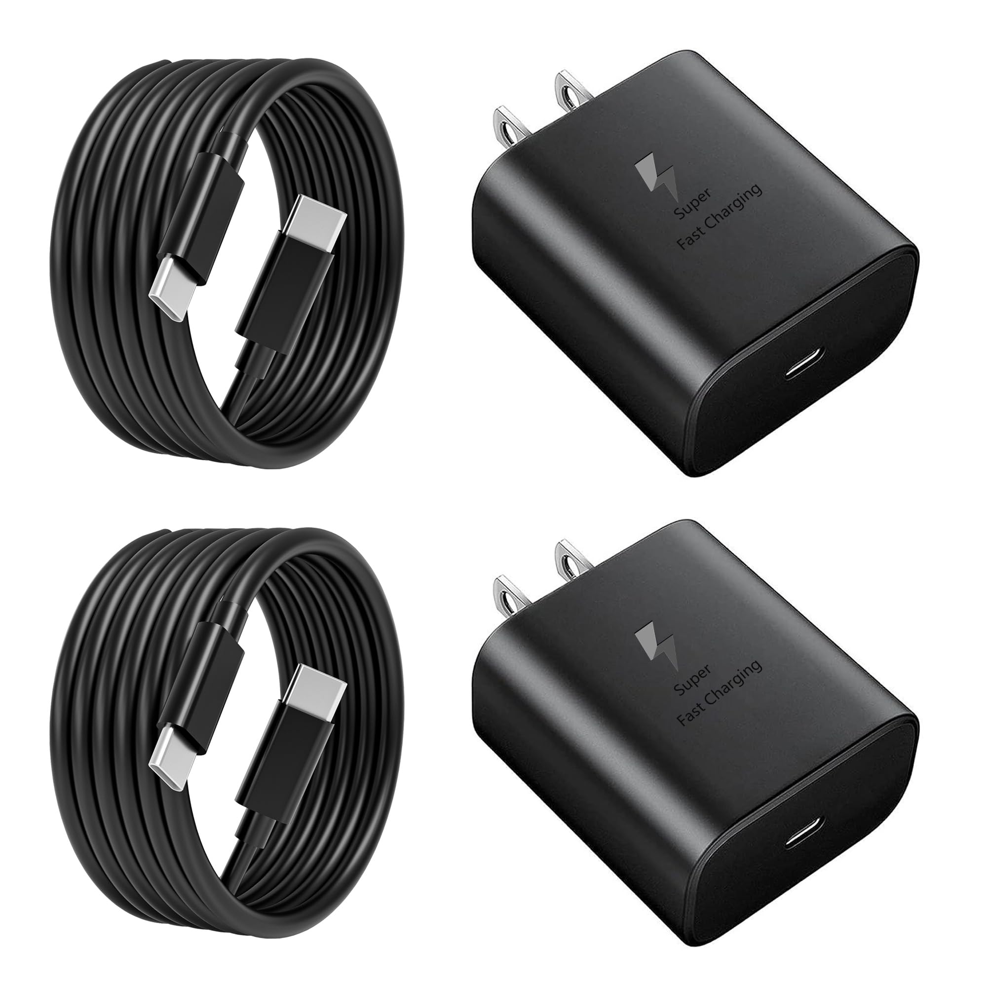 45W Super Fast Charger USB C- 45 Watt Type C Fast Charging Android Phone Charger Compatible with Samsung Galaxy S25 Ultra/S25/S2