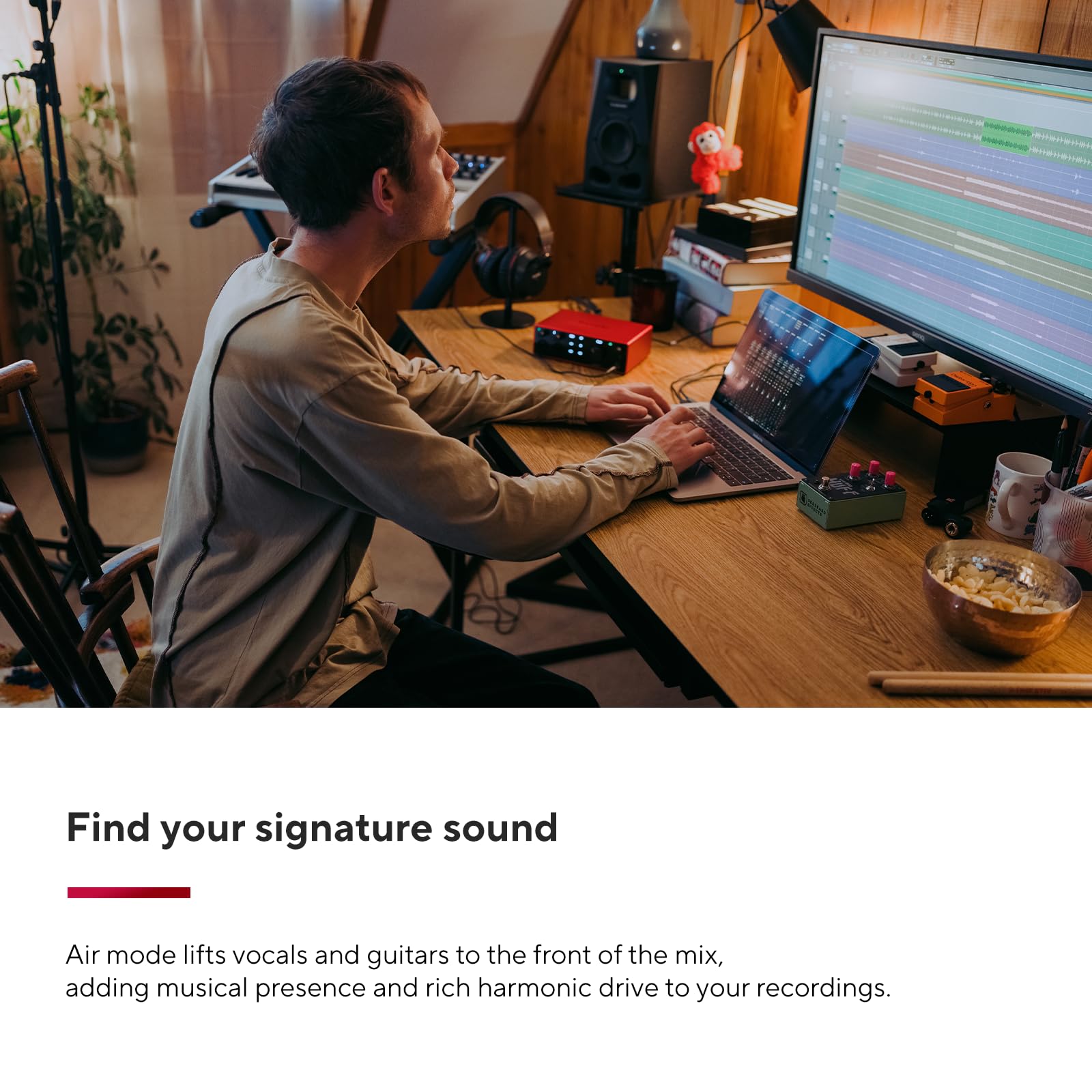 Focusrite Scarlett 4I4 4Th Gen Usb Audio Interface, For Musicians, Songwriters, Guitarists, Content Creators   High Fidelity, St