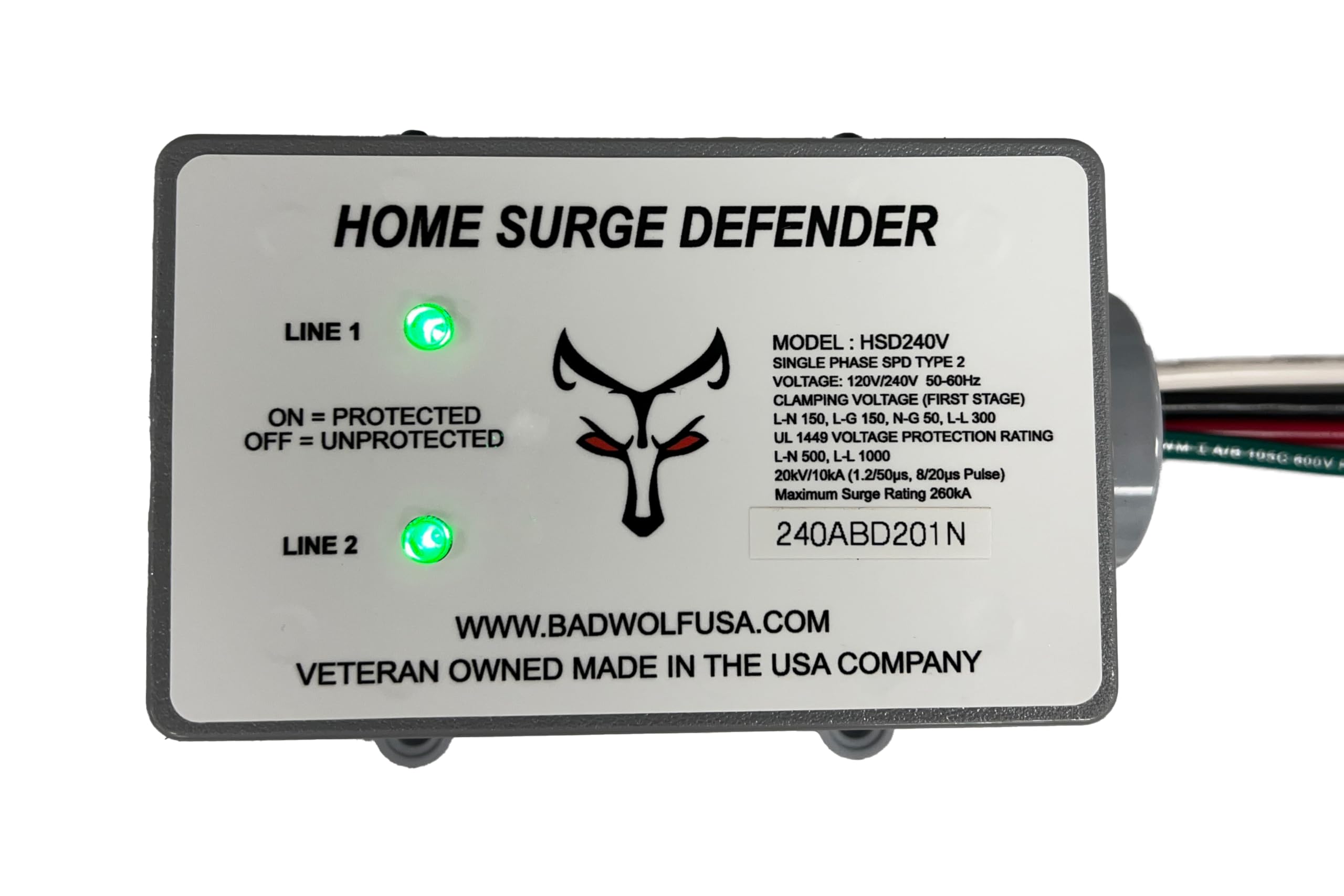 Whole House Emp Surge Protector, 260Ka Of Surge Protection To Shield Your Home From Transient Surges Such As Lightning, Emp, Cme